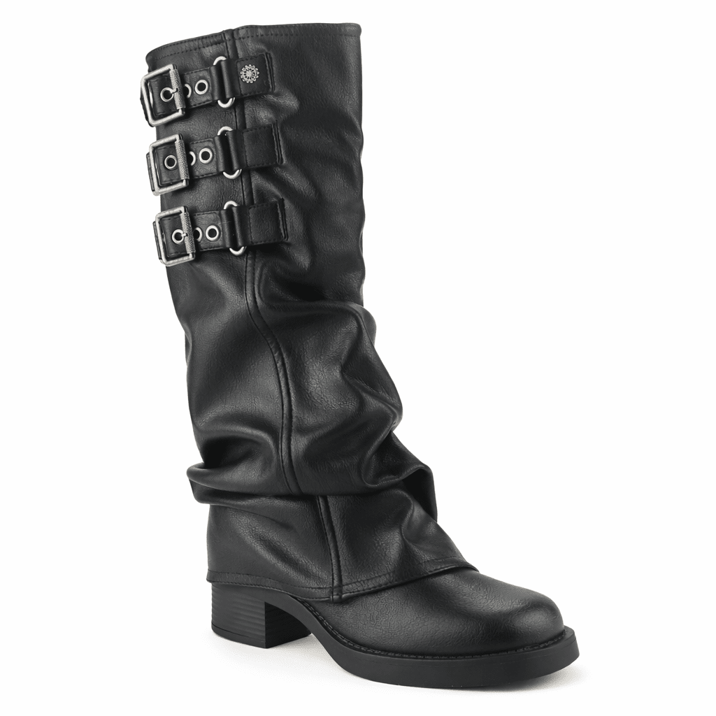 Bota Chalada Mujer Biker-7 Negro Casual Botas Taco Chalada 