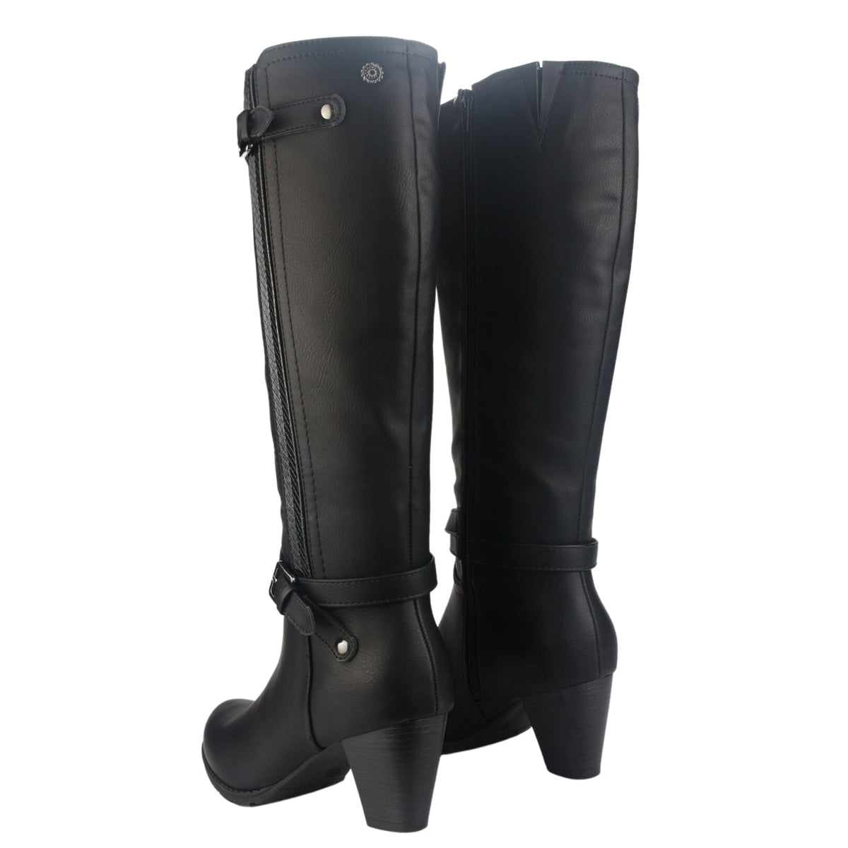 Bota Chalada Mujer Ceta-25 Negro Casual Botas Taco Chalada 