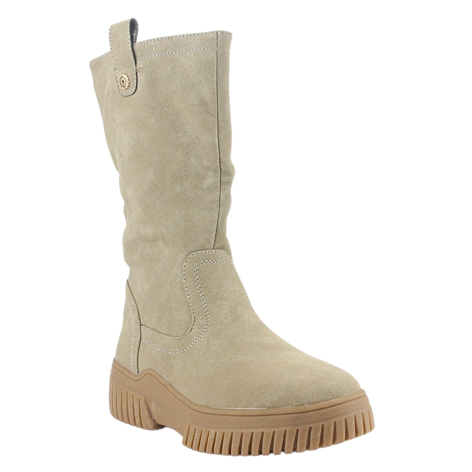 Bota Chalada Mujer Corso-3 Beige Casual Botines Plataforma Chalada 