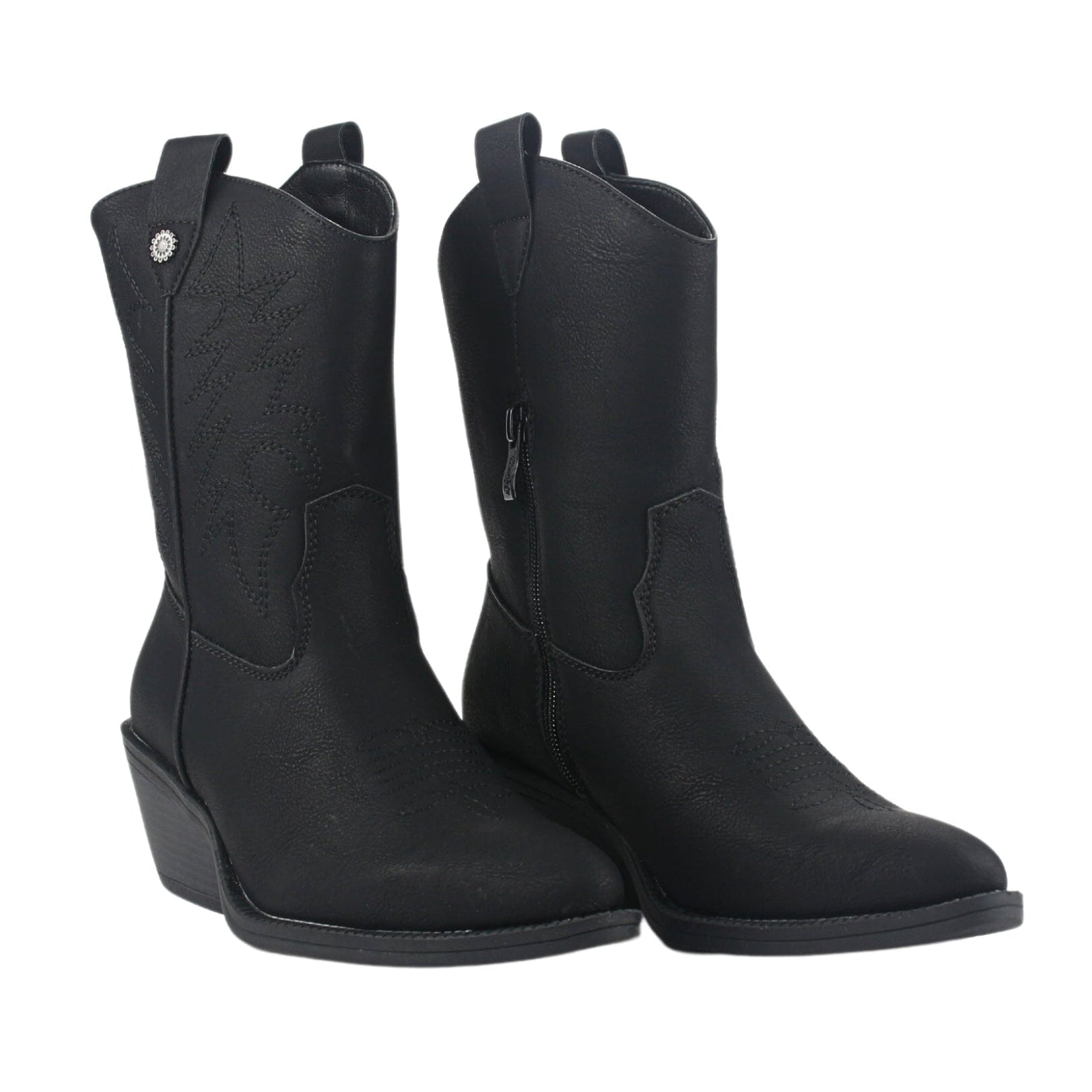 Bota Chalada Mujer Easton-6 Negro Casual Botas Vaqueras Chalada 