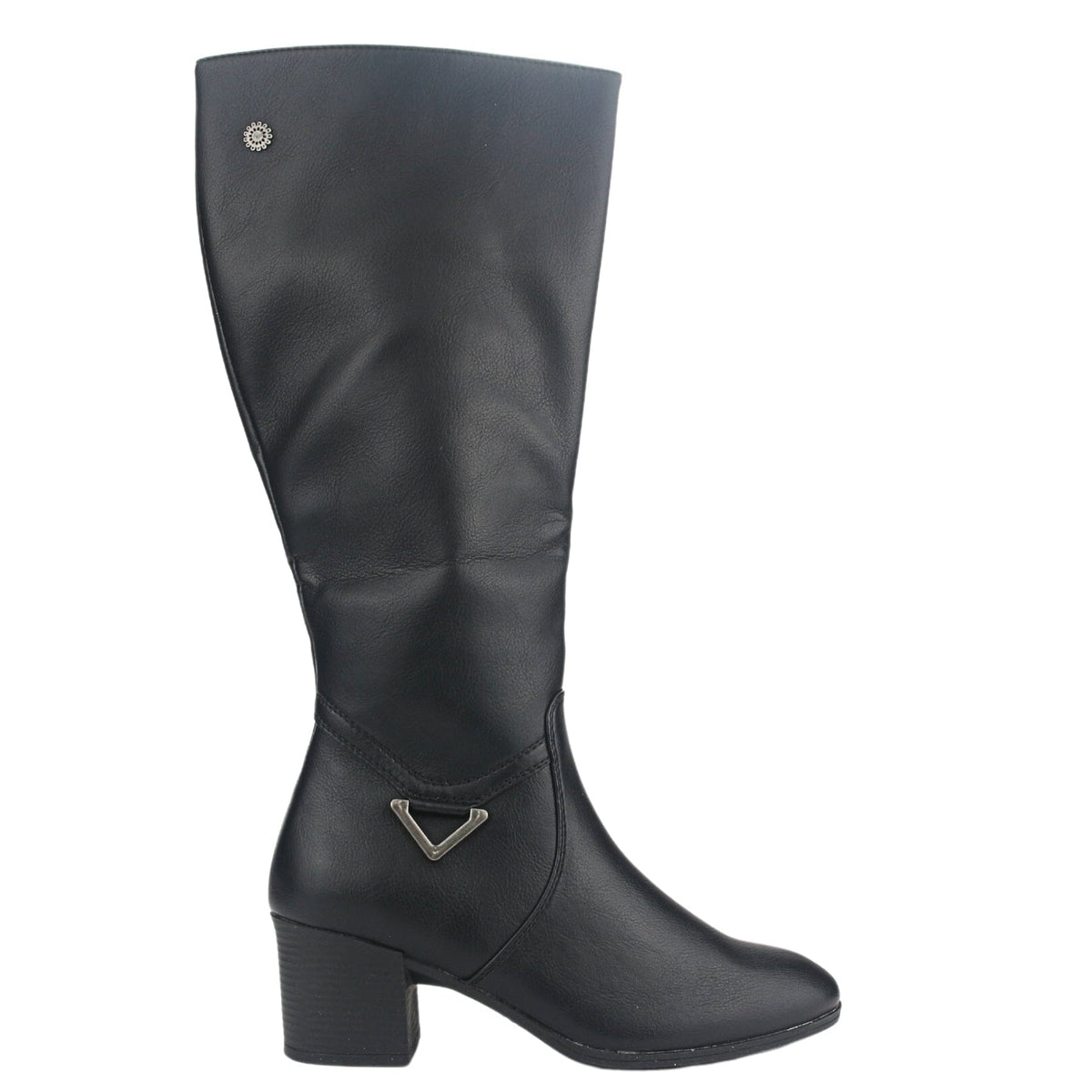 Bota Chalada Mujer Gally-1 Negro Casual Botas Taco Chalada 