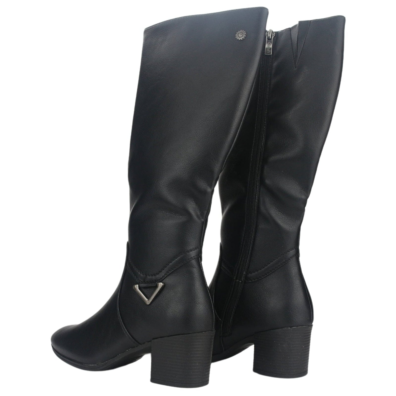 Bota Chalada Mujer Gally-1 Negro Casual Botas Taco Chalada 