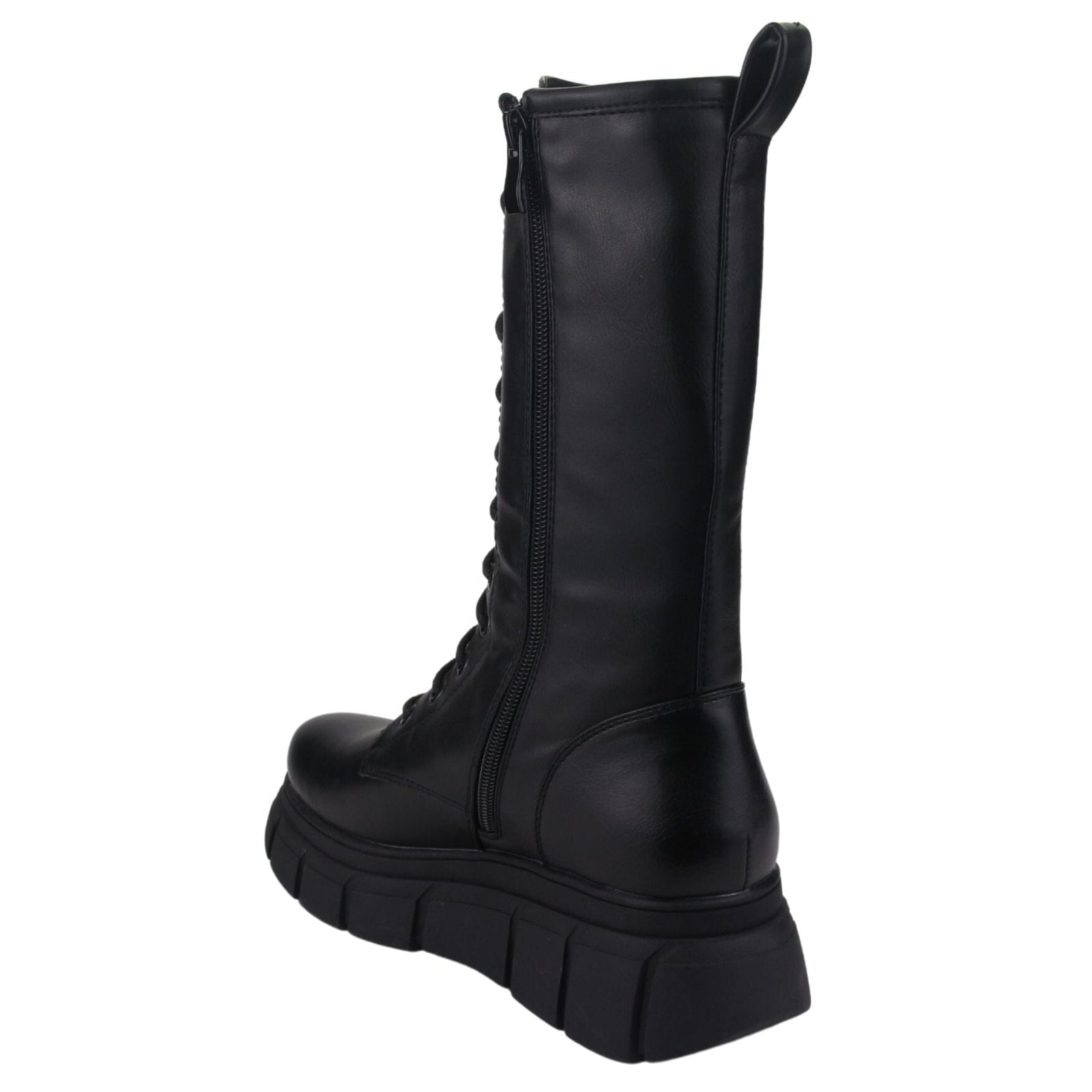 Bota Chalada Mujer Micca-3 Negro Plataforma Botas Taco Chalada 