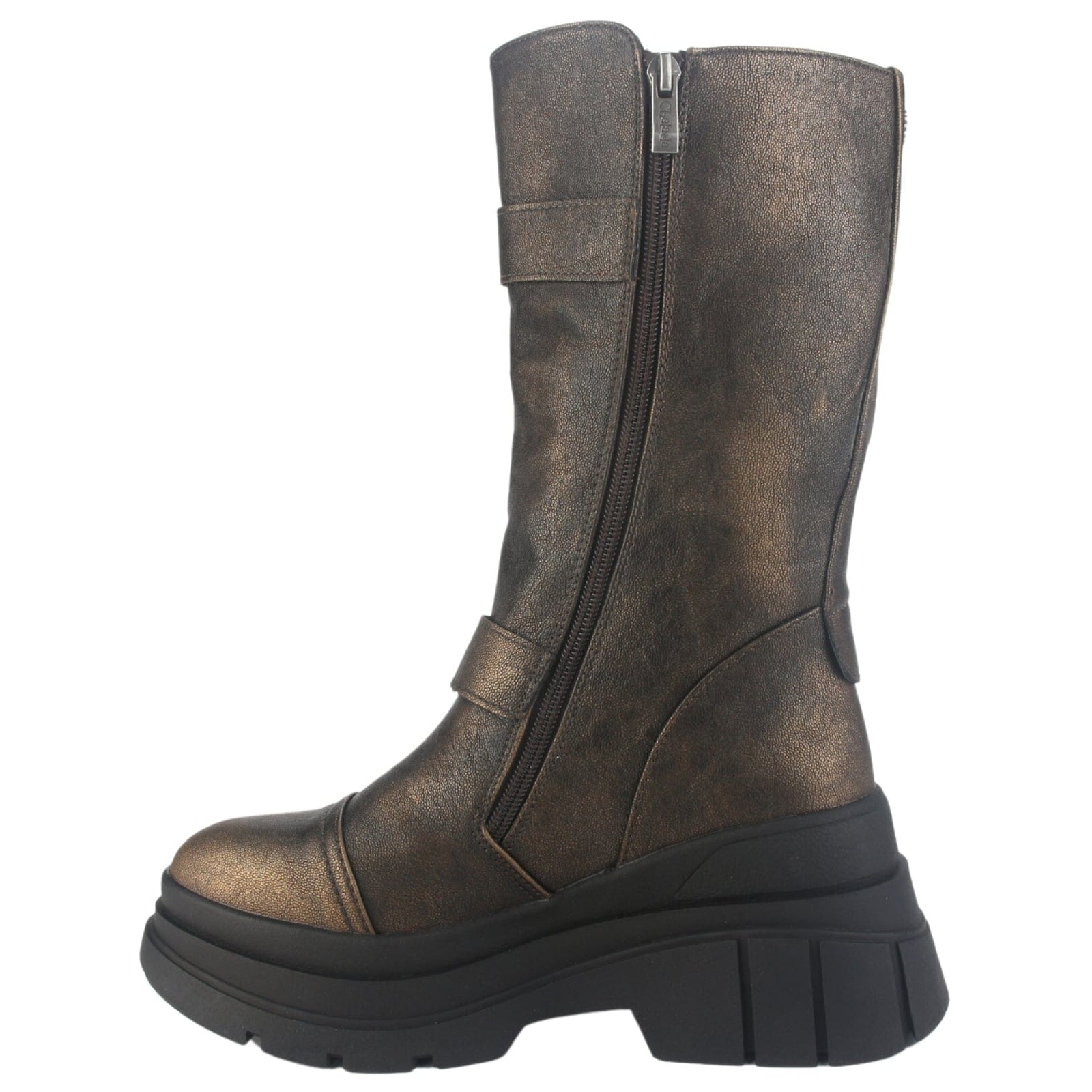 Bota Chalada Mujer Natirus-2 Café Casual Botas Plataforma Chalada 