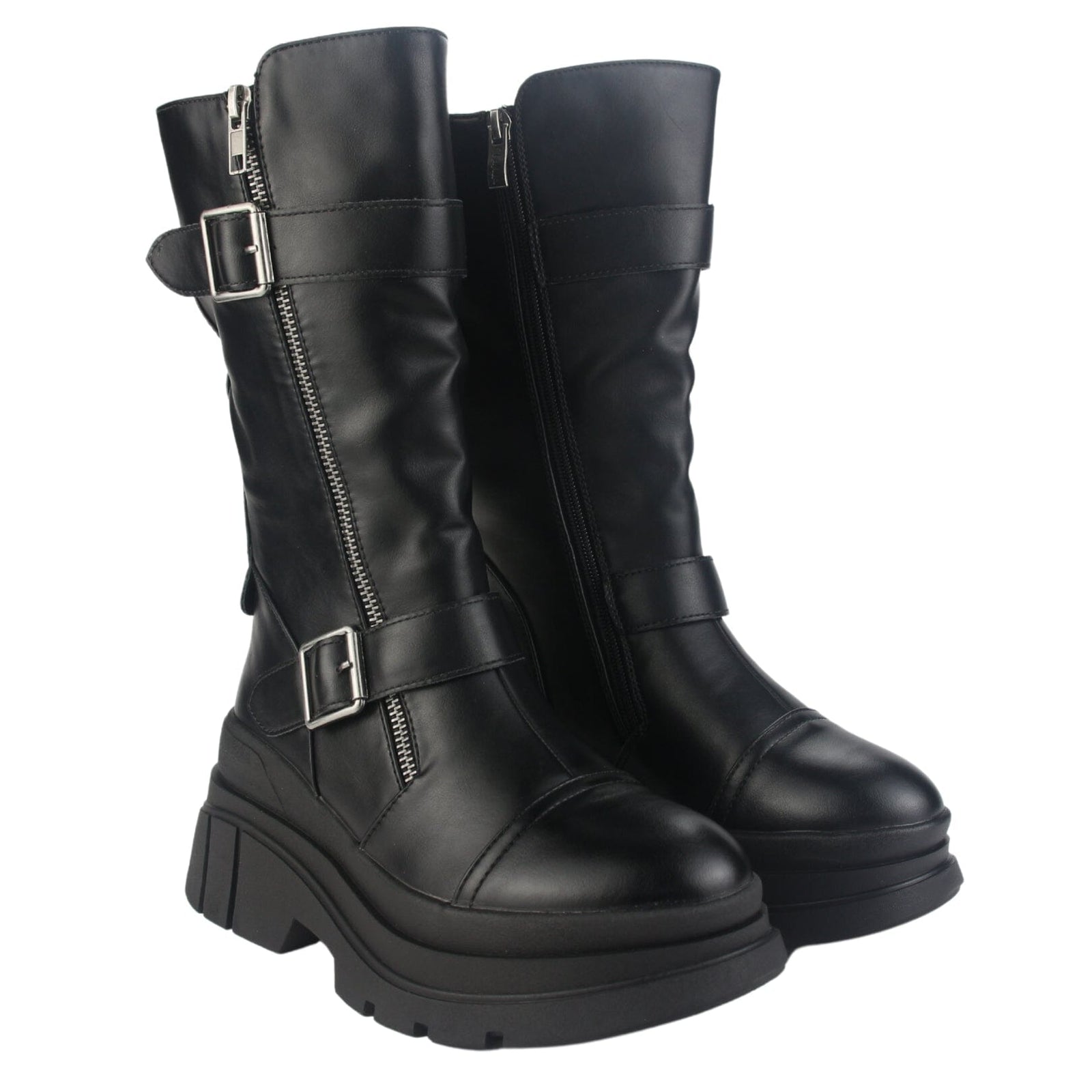 Bota Chalada Mujer Natirus-2 Negro Casual Botas Plataforma Chalada 