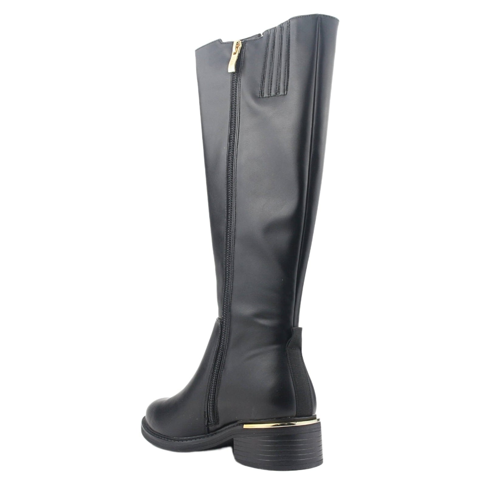 Bota Chalada Mujer Trafa-1 Negro Casual Botas Taco Chalada 