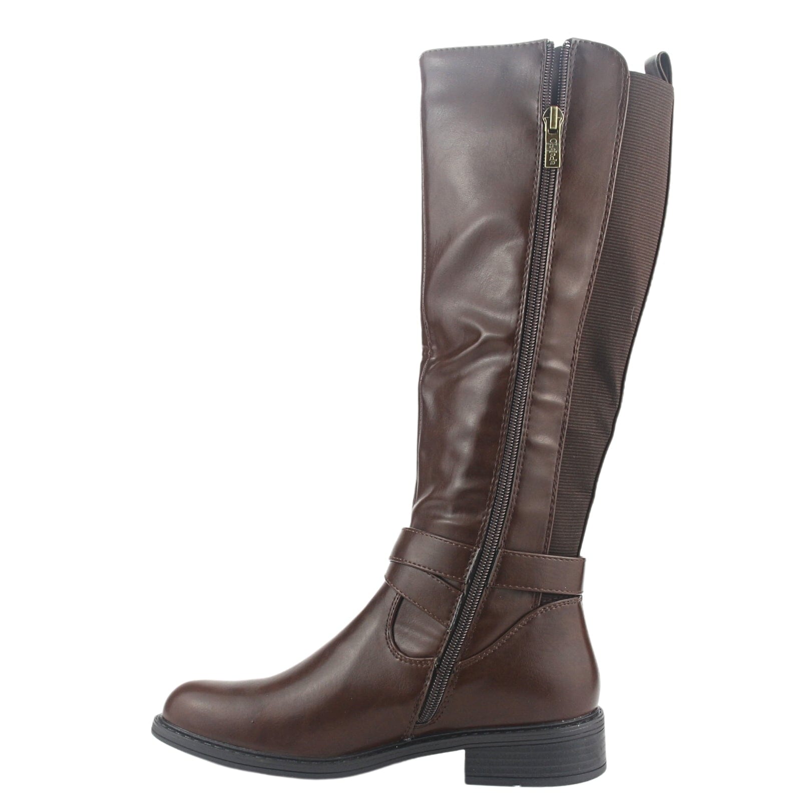 Bota Chalada Mujer Traffa-50 Café Casual Botas Taco Chalada 