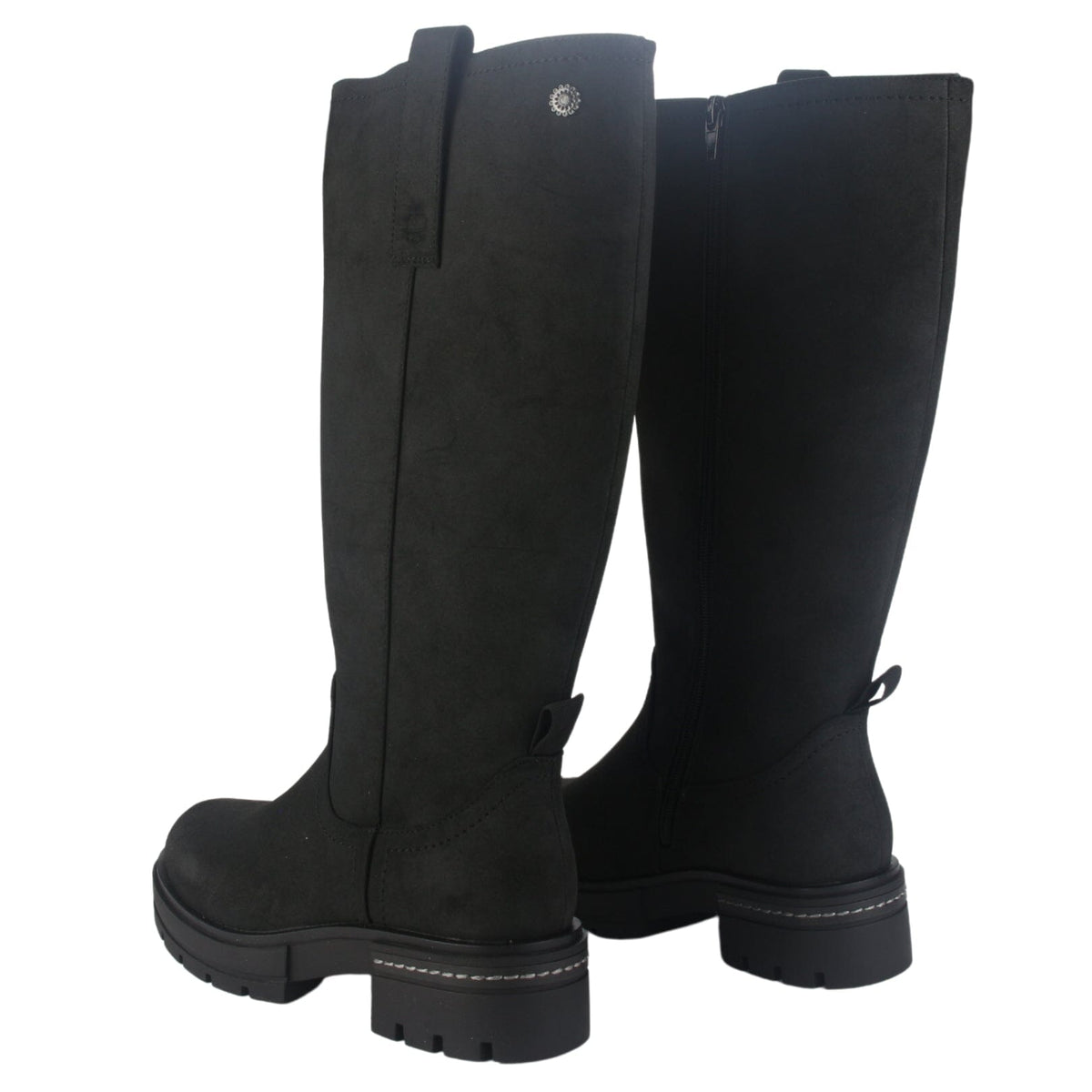 Bota Chalada Mujer Trini-2 Negro Casual Botas Taco Chalada 