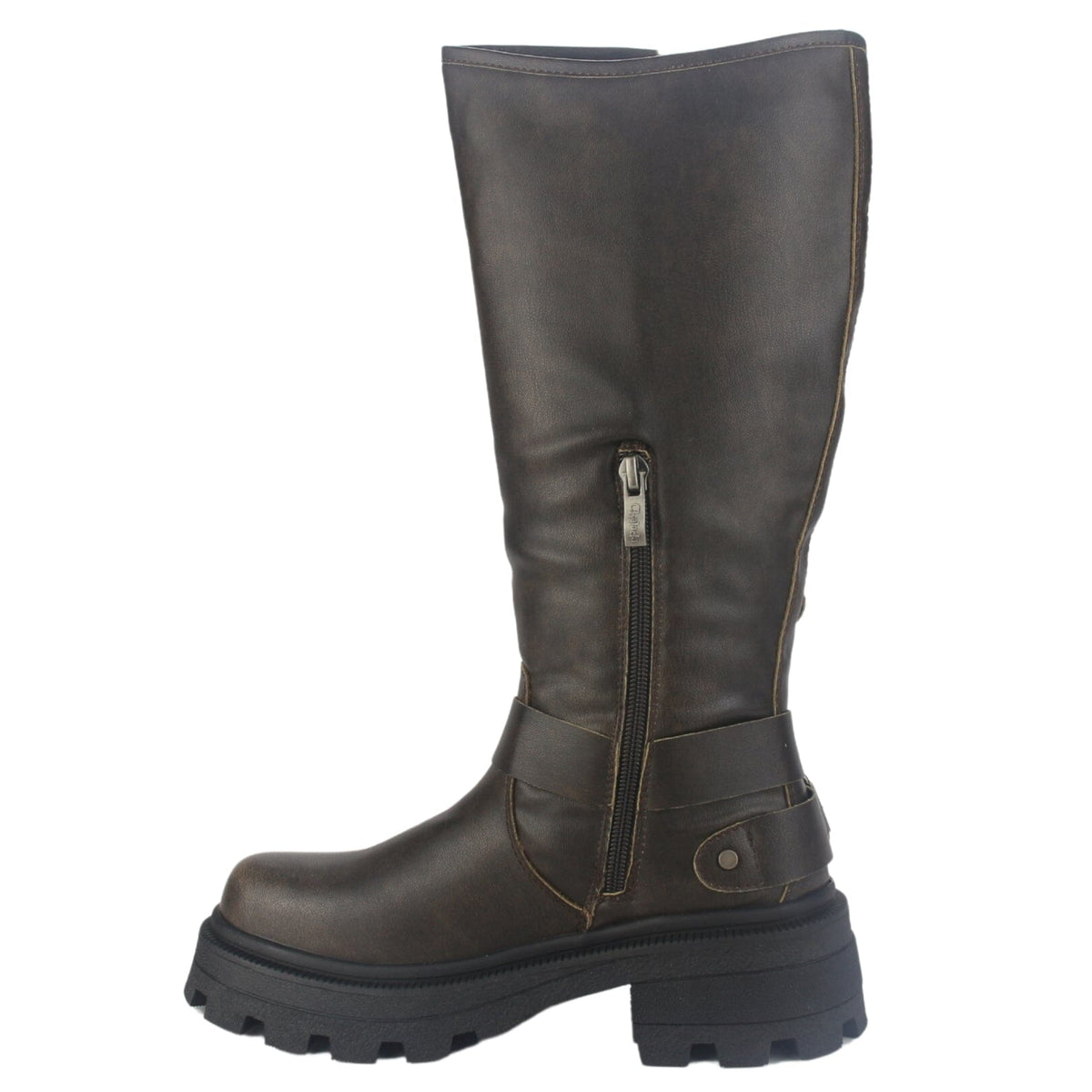 Bota Chalada Mujer Triva-1 Café Casual Botas Plataforma Chalada 