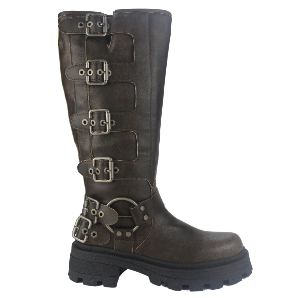 Bota Chalada Mujer Triva-1 Café Casual Botas Plataforma Chalada 