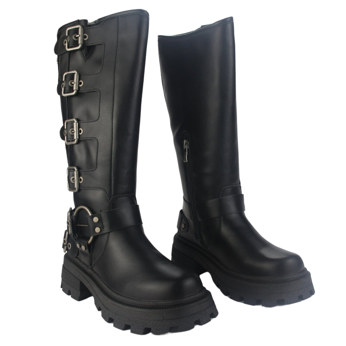 Bota Chalada Mujer Triva-1 Negro Casual Botas Plataforma Chalada 