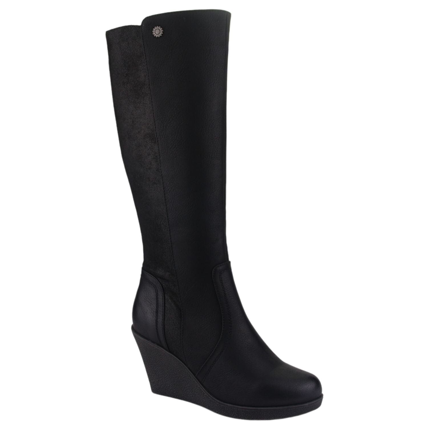 Bota Chalada Mujer Wedge-40 Negro Casual Botas Chalada 