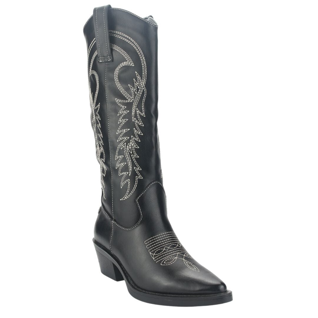 Bota Chalada Mujer West-20 Negro Casual Botas Taco Chalada 