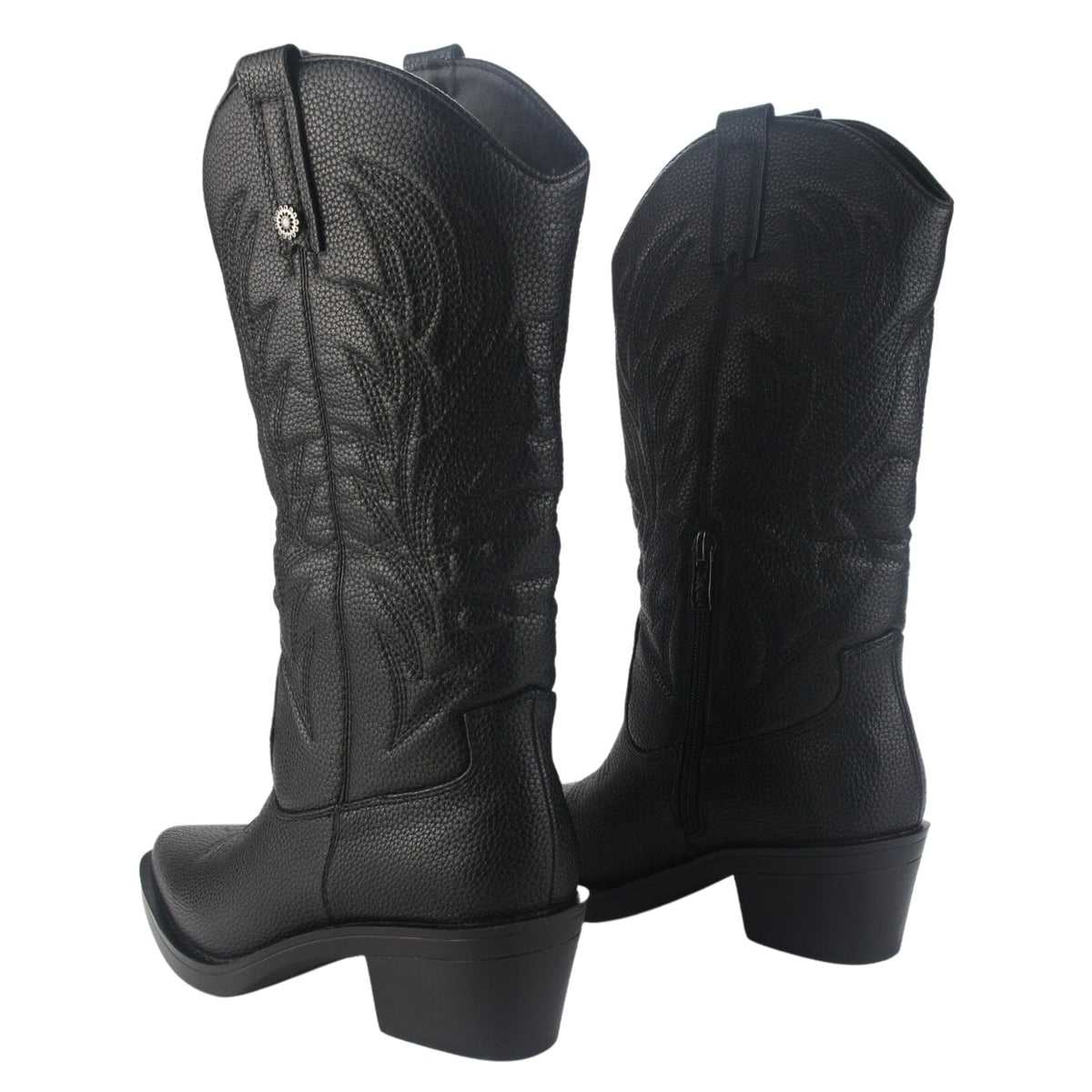 Bota Chalada Mujer West-22 Negro Casual Botas Taco Chalada 