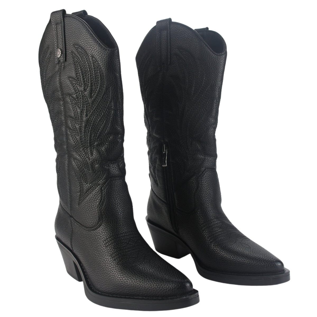 Bota Chalada Mujer West-22 Negro Casual Botas Taco Chalada 