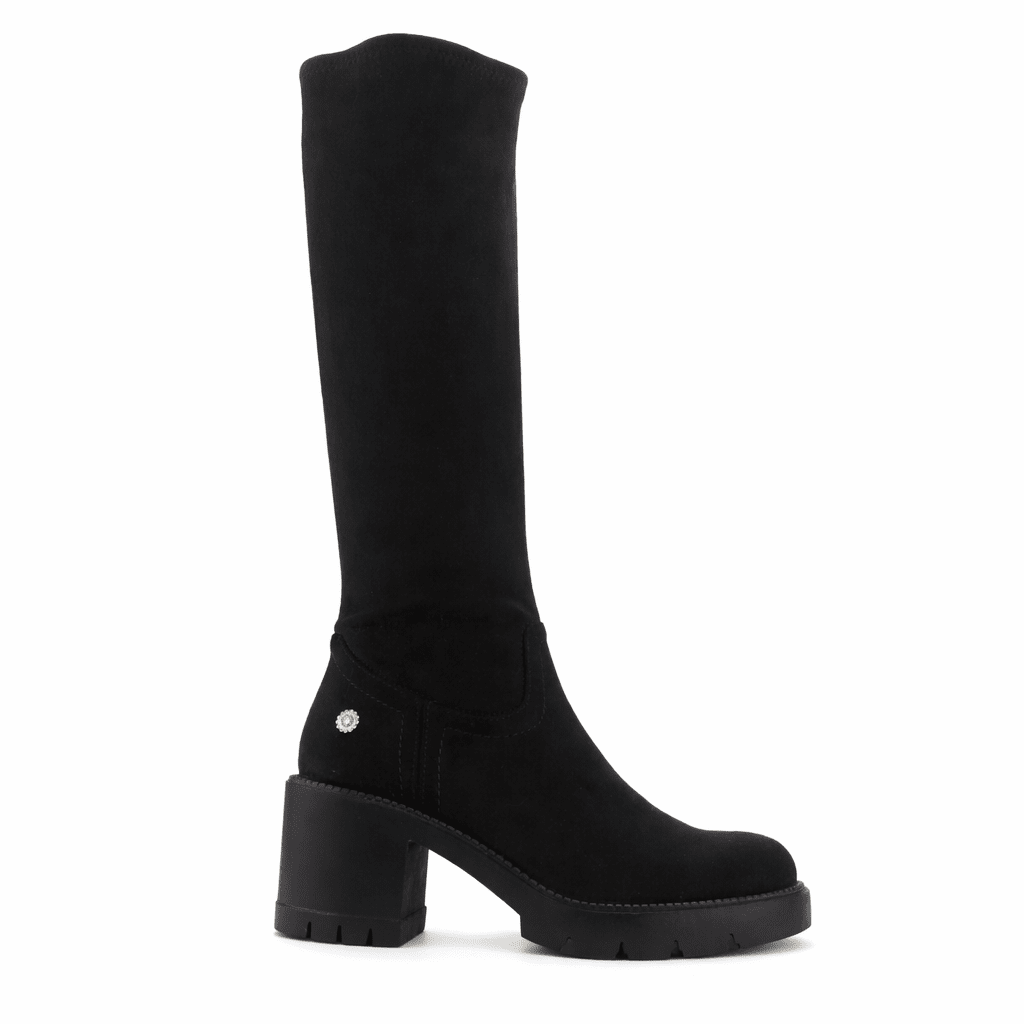 Bota Negro Mujer Casual Chalada Merati Botas Taco Chalada 