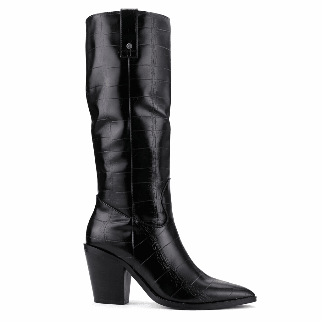 Bota Negro Mujer Casual Chalada Nevada Botas Taco Chalada 