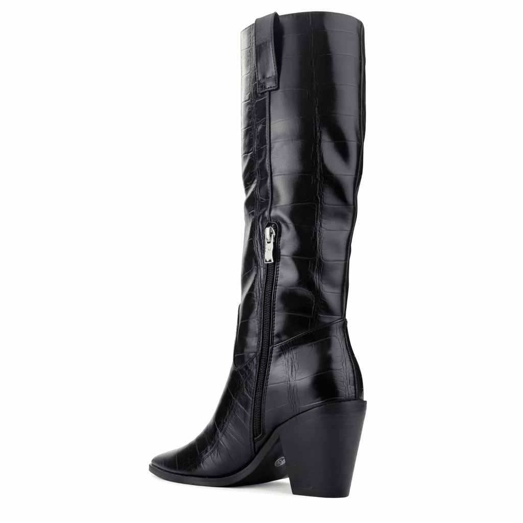 Bota Negro Mujer Casual Chalada Nevada Botas Taco Chalada 