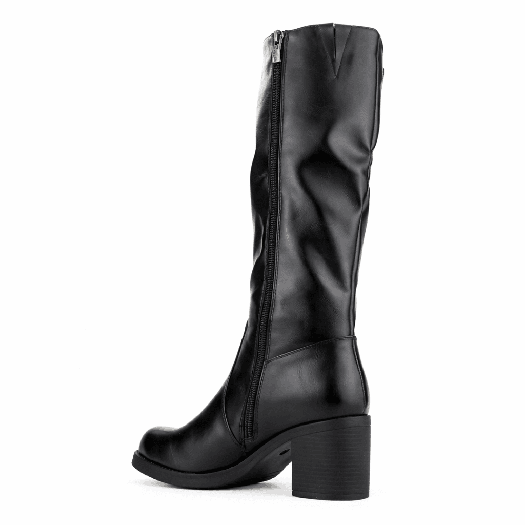 Bota Negro Mujer Casual Chalada Prata Botas Taco Chalada 