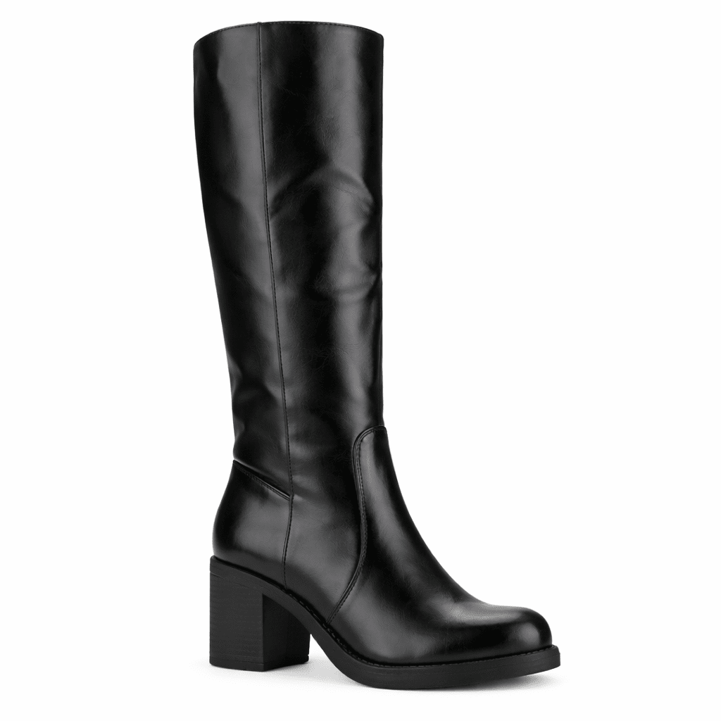 Bota Negro Mujer Casual Chalada Prata Botas Taco Chalada 