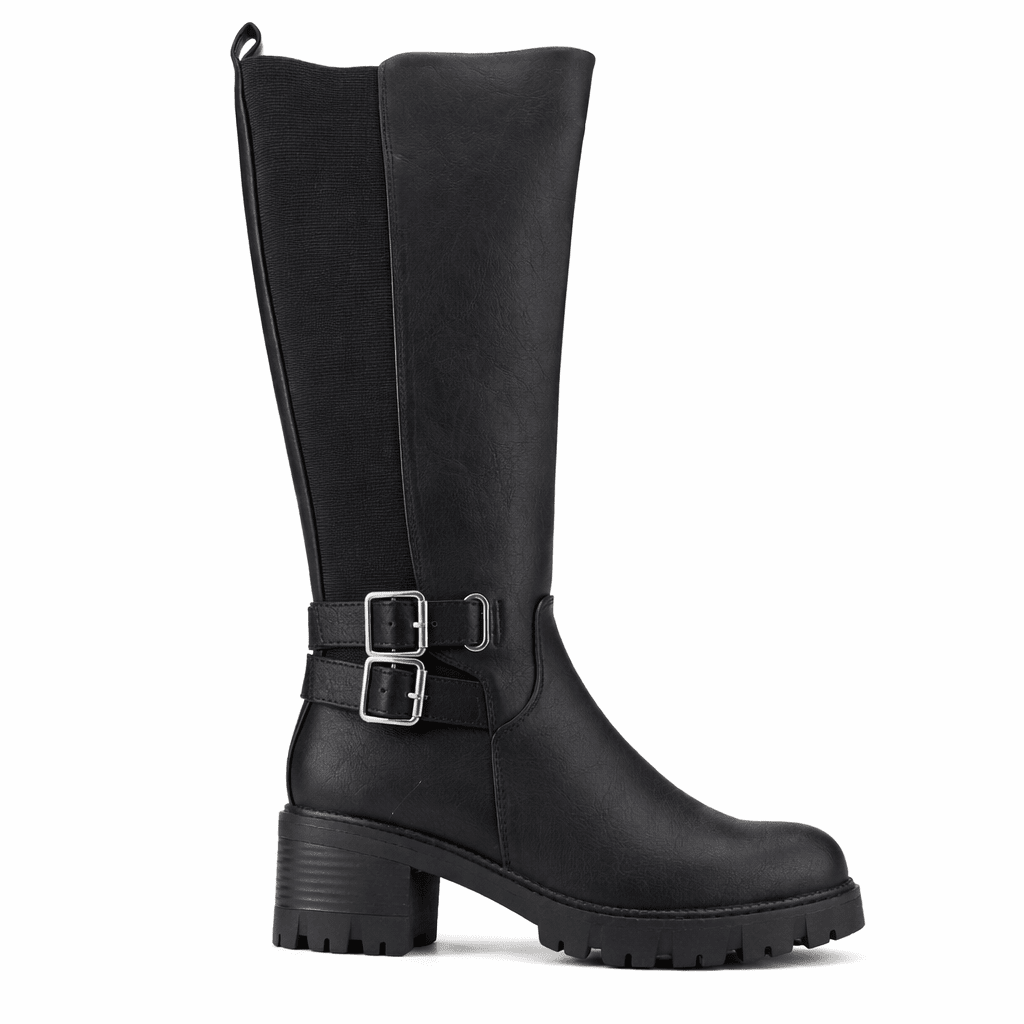 Bota Negro Mujer Casual Chalada Sindy Botas Taco Chalada 