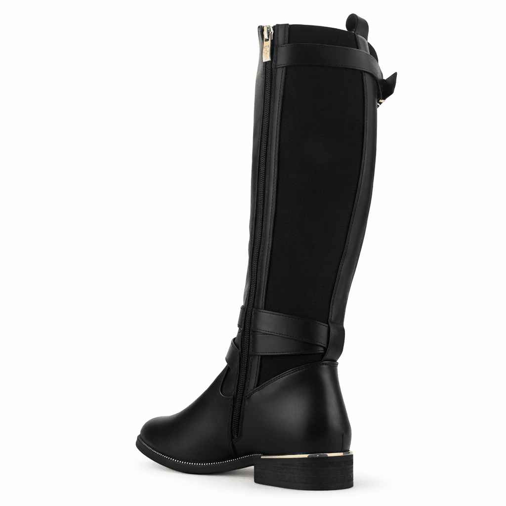 Bota Negro Mujer Casual Chalada Trafun Botas Taco Chalada 