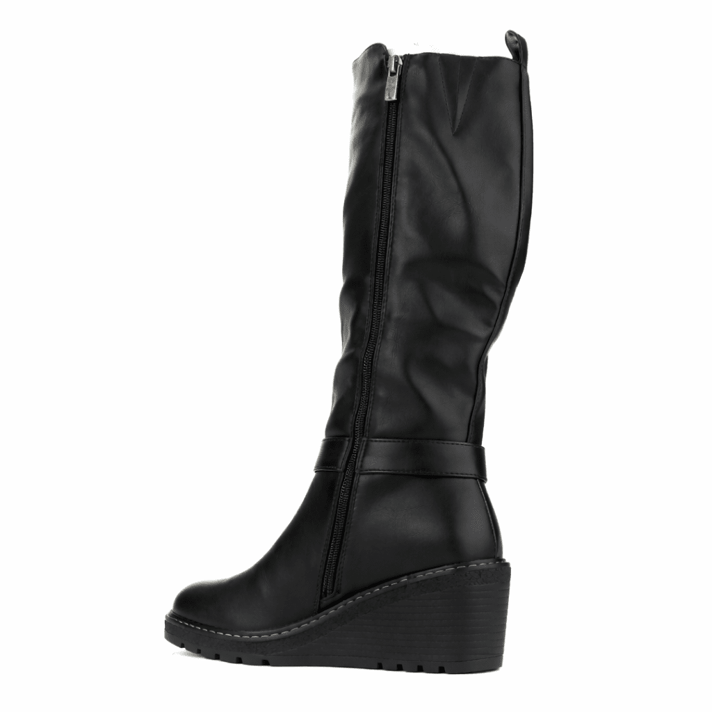 Bota Negro Mujer Casual Chalada Weding Botas Taco Chalada 