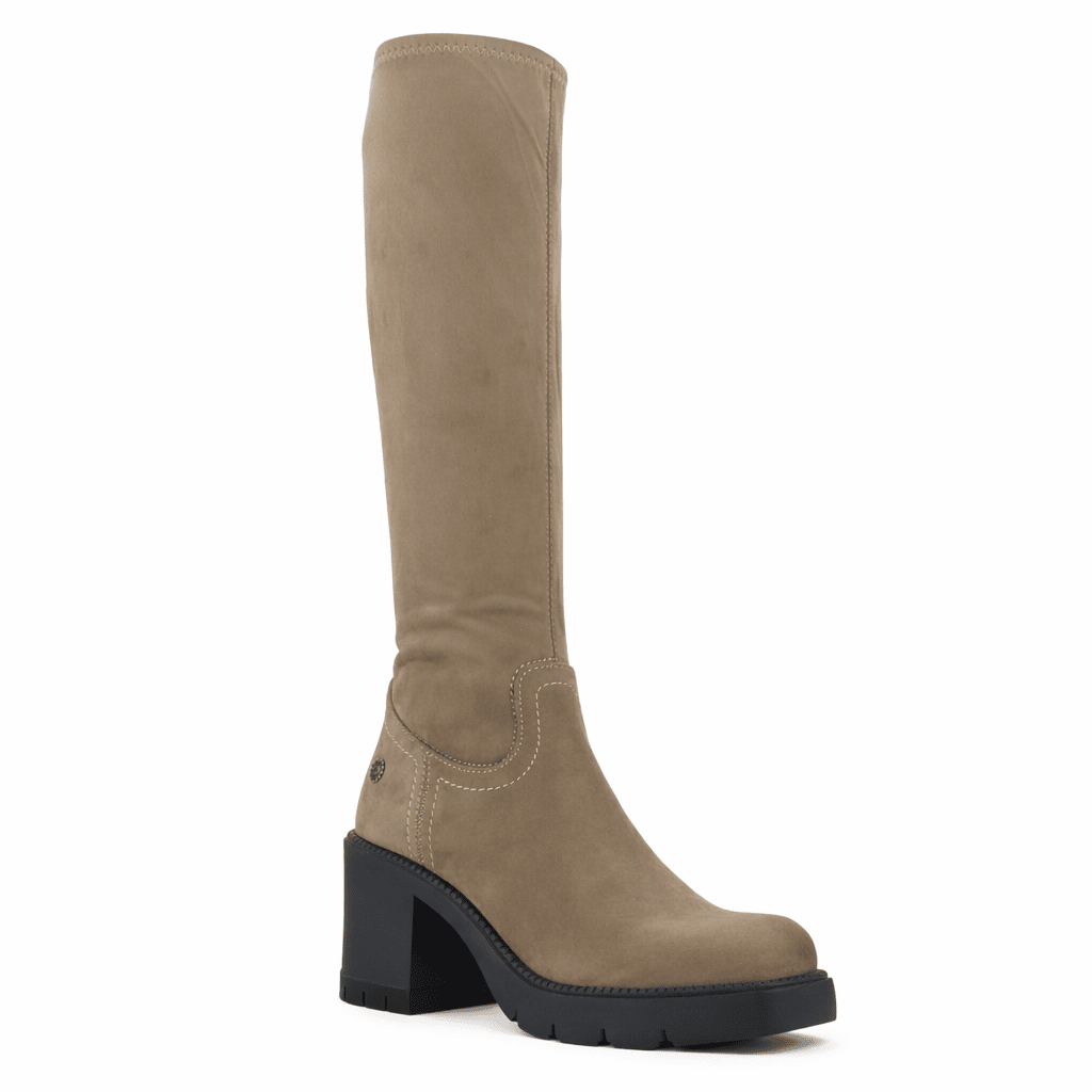 Bota Taupe Mujer Casual Chalada Merati Botas Taco Chalada 