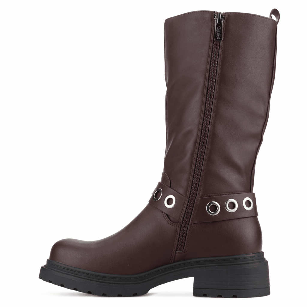 Botin Burdeo Mujer Casual Chalada Bika Botines Taco Chalada 