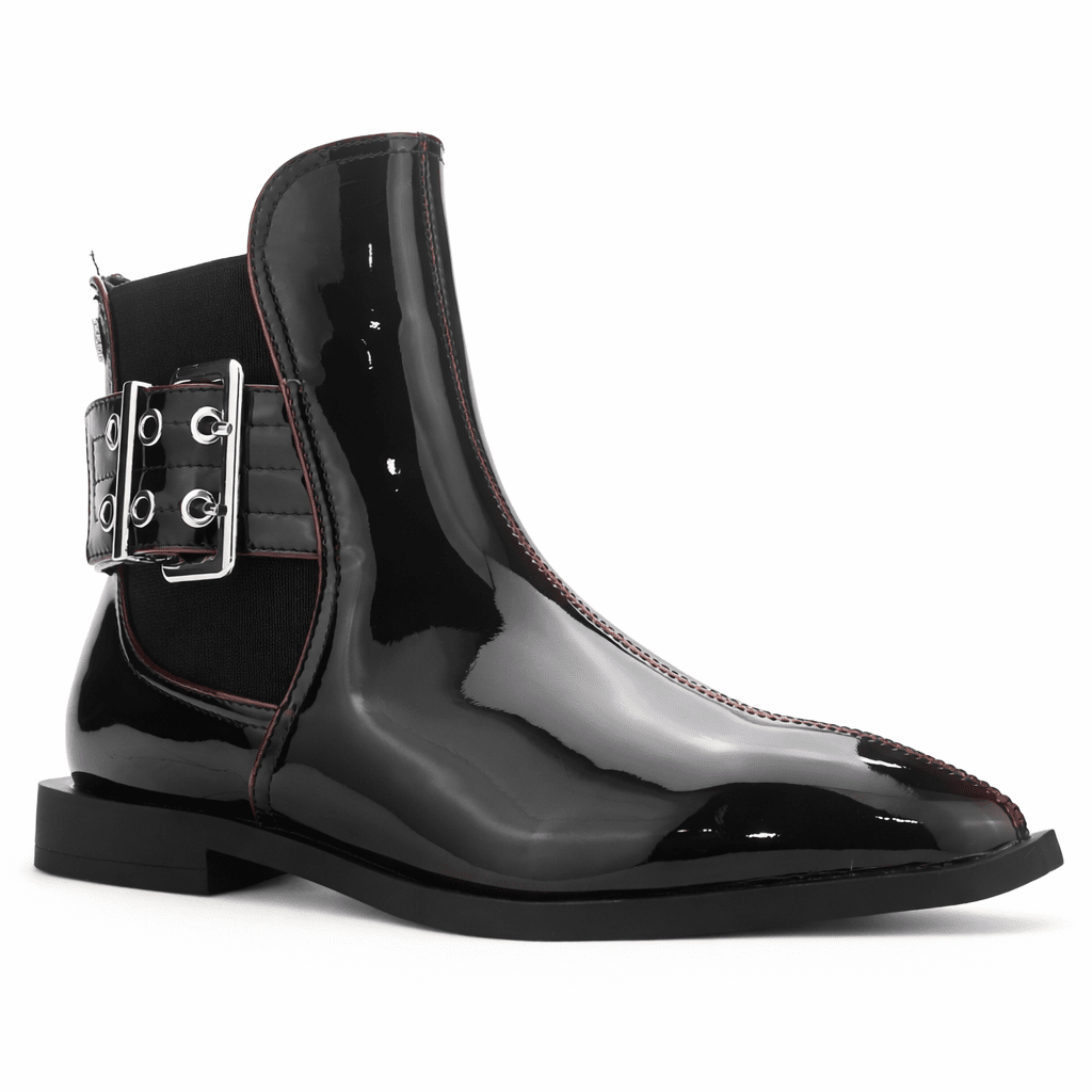 Botin Burdeo Mujer Casual Chalada Slik Botines Taco Chalada 