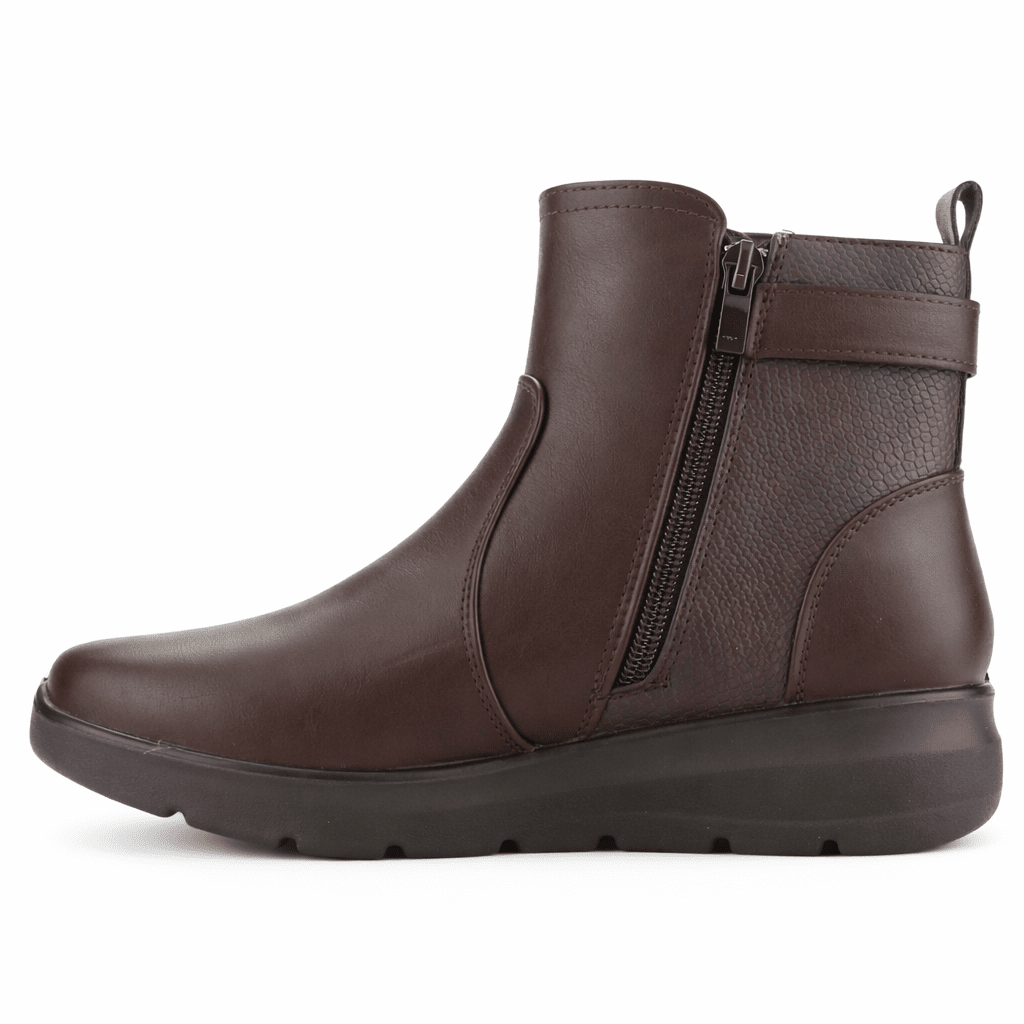 Botin Café Mujer Casual Chalada Astra Botines Taco Chalada 