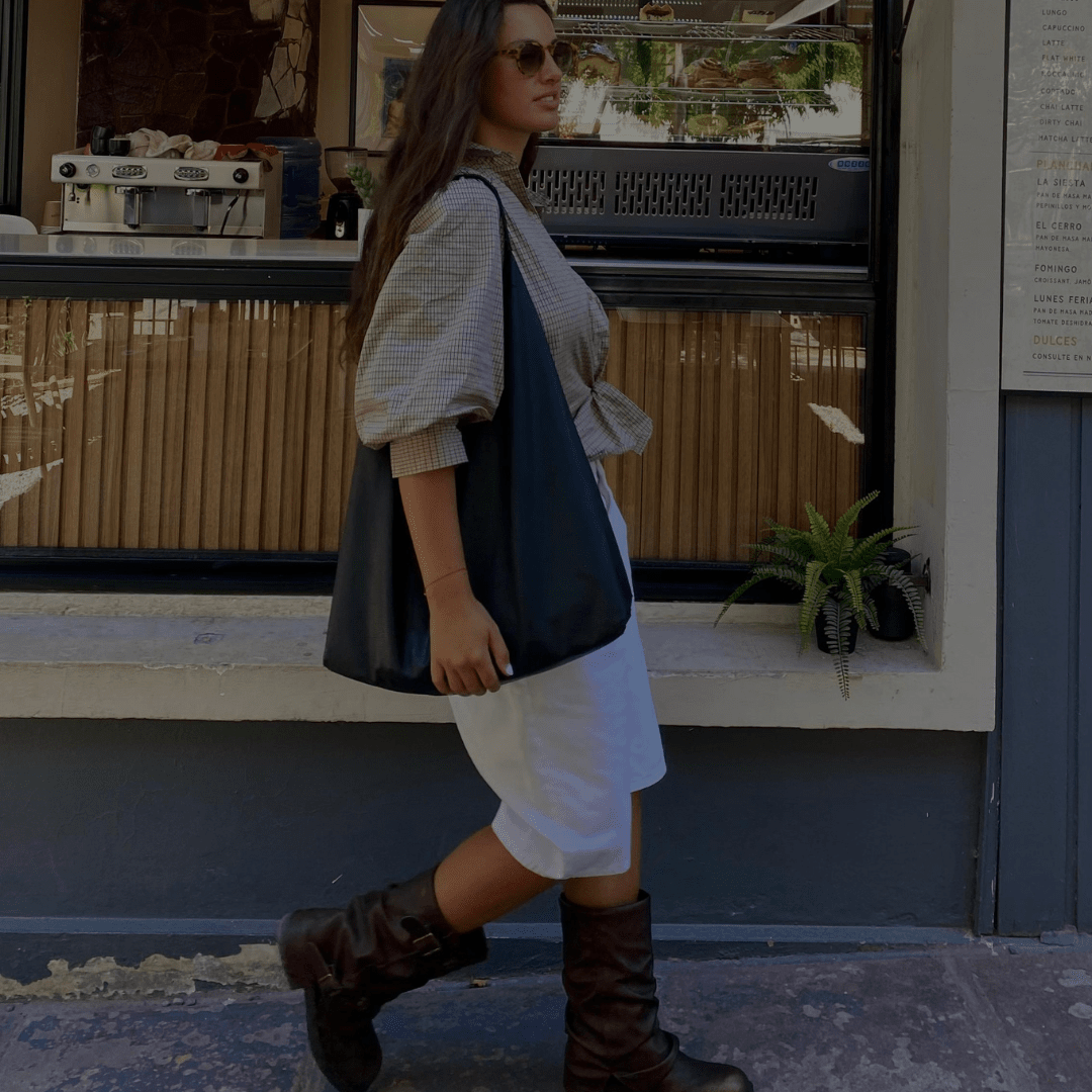 Botin Café Mujer Casual Chalada Biker Botines Taco Chalada 