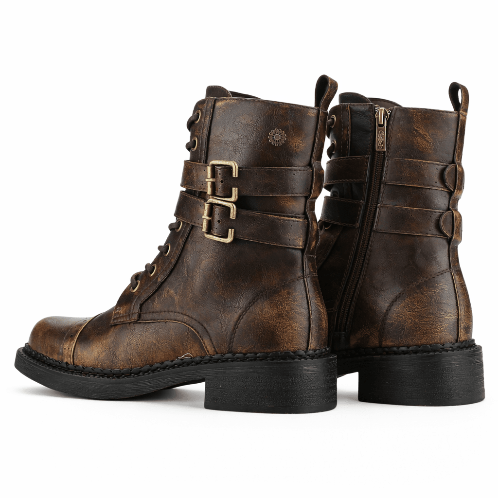 Botin Café Mujer Casual Chalada Biry Botines Taco Chalada 