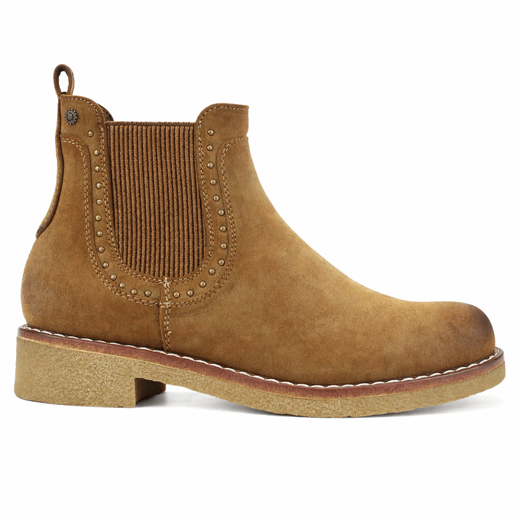 Botin Café Mujer Casual Chalada Creva Botines Taco Chalada 