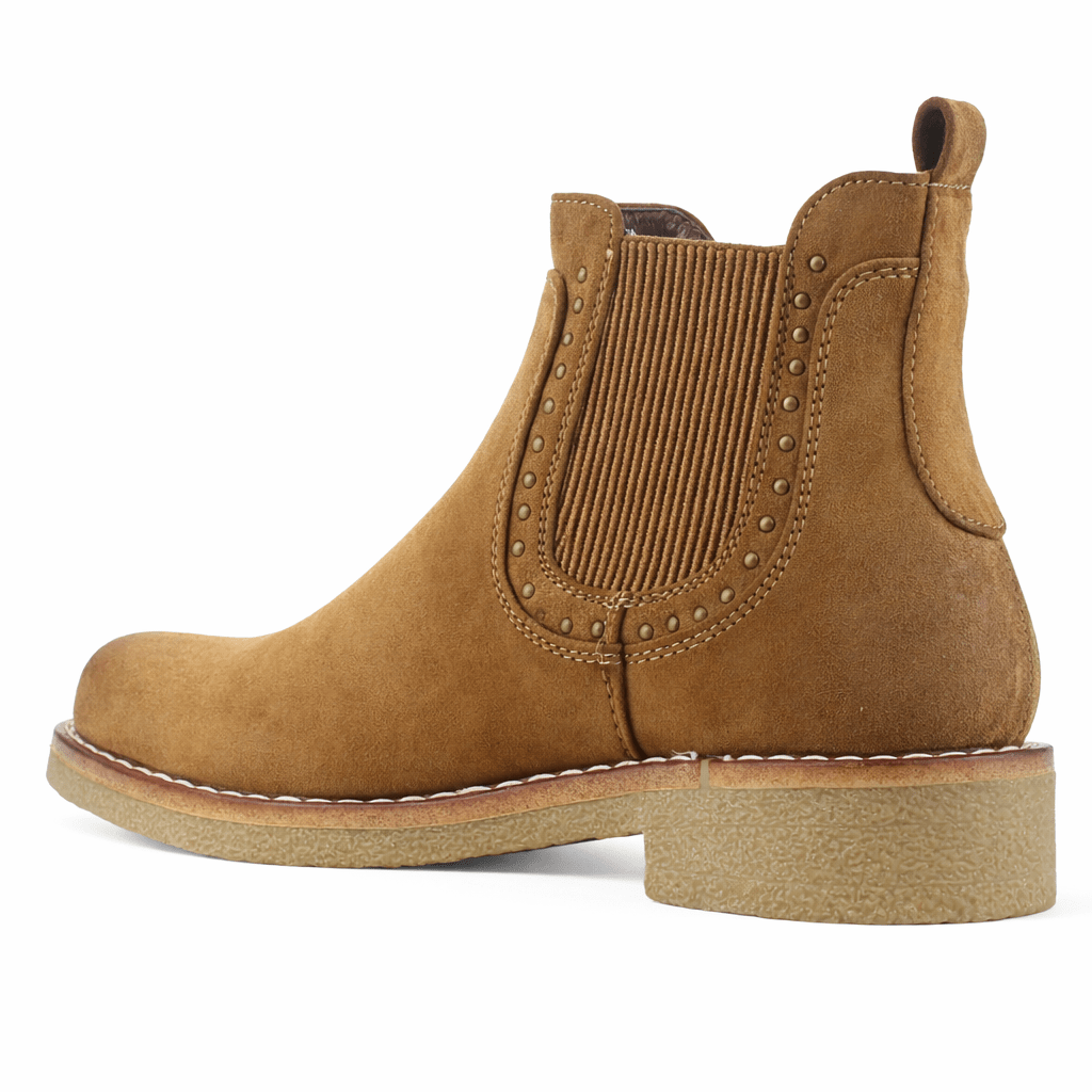 Botin Café Mujer Casual Chalada Creva Botines Taco Chalada 