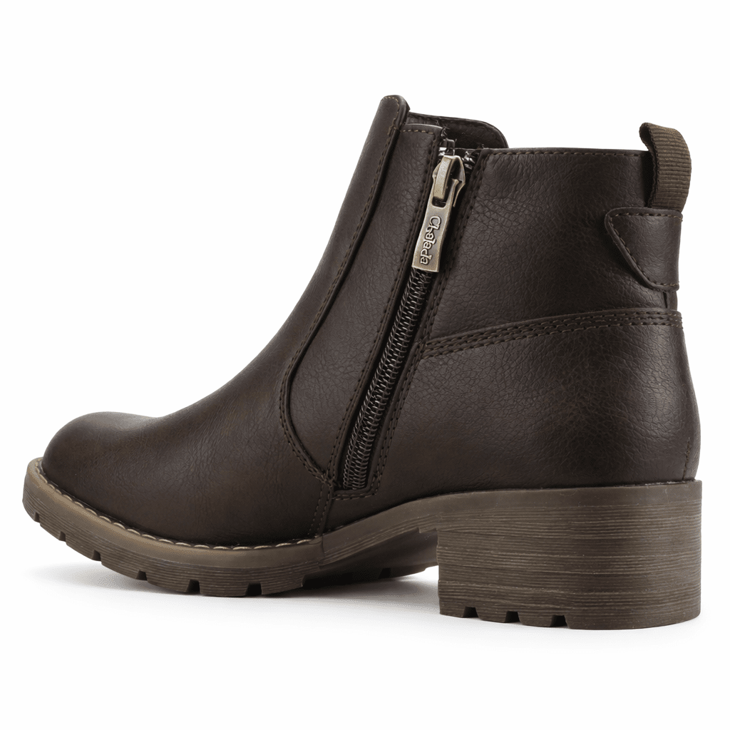 Botin Café Mujer Casual Chalada Torrinew Botines Taco Chalada 