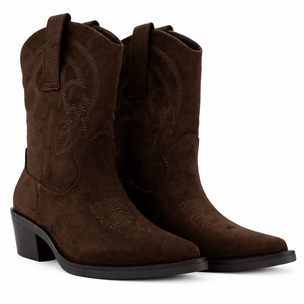 Botin Café Mujer Casual Chalada West Botines Taco Chalada 