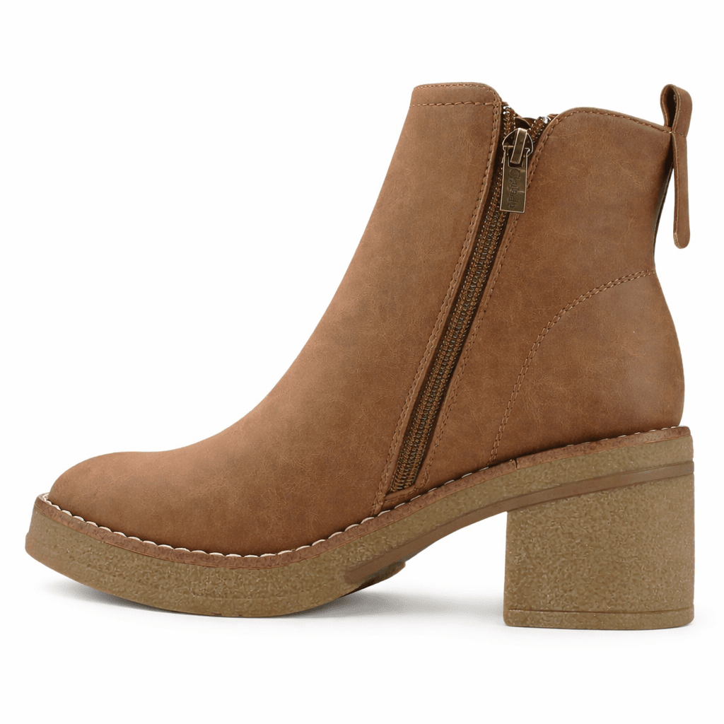 Botin Camel Mujer Casual Chalada Bricca Botines Taco Chalada 