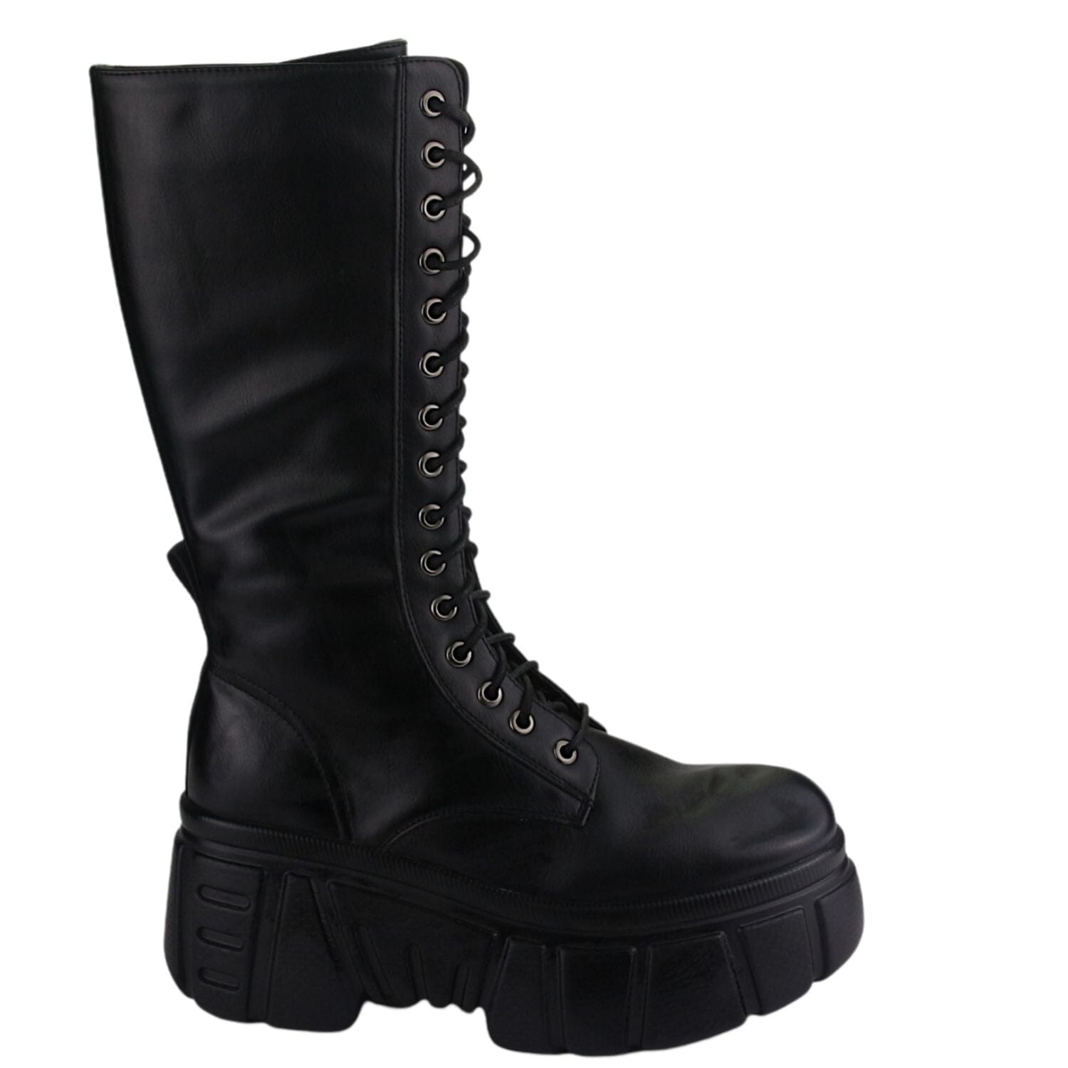 Botin Chalada Mujer 38-Nrock-8 Negro Plataforma Botines Chalada 
