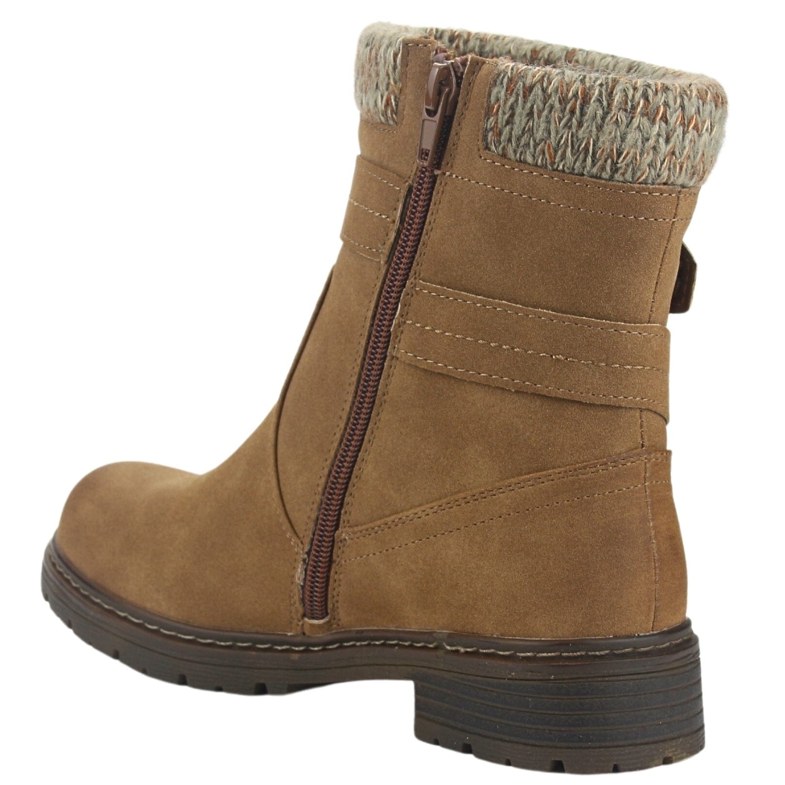 Botin Chalada Mujer Andy-1 Camel Casual Botines Planos Chalada 
