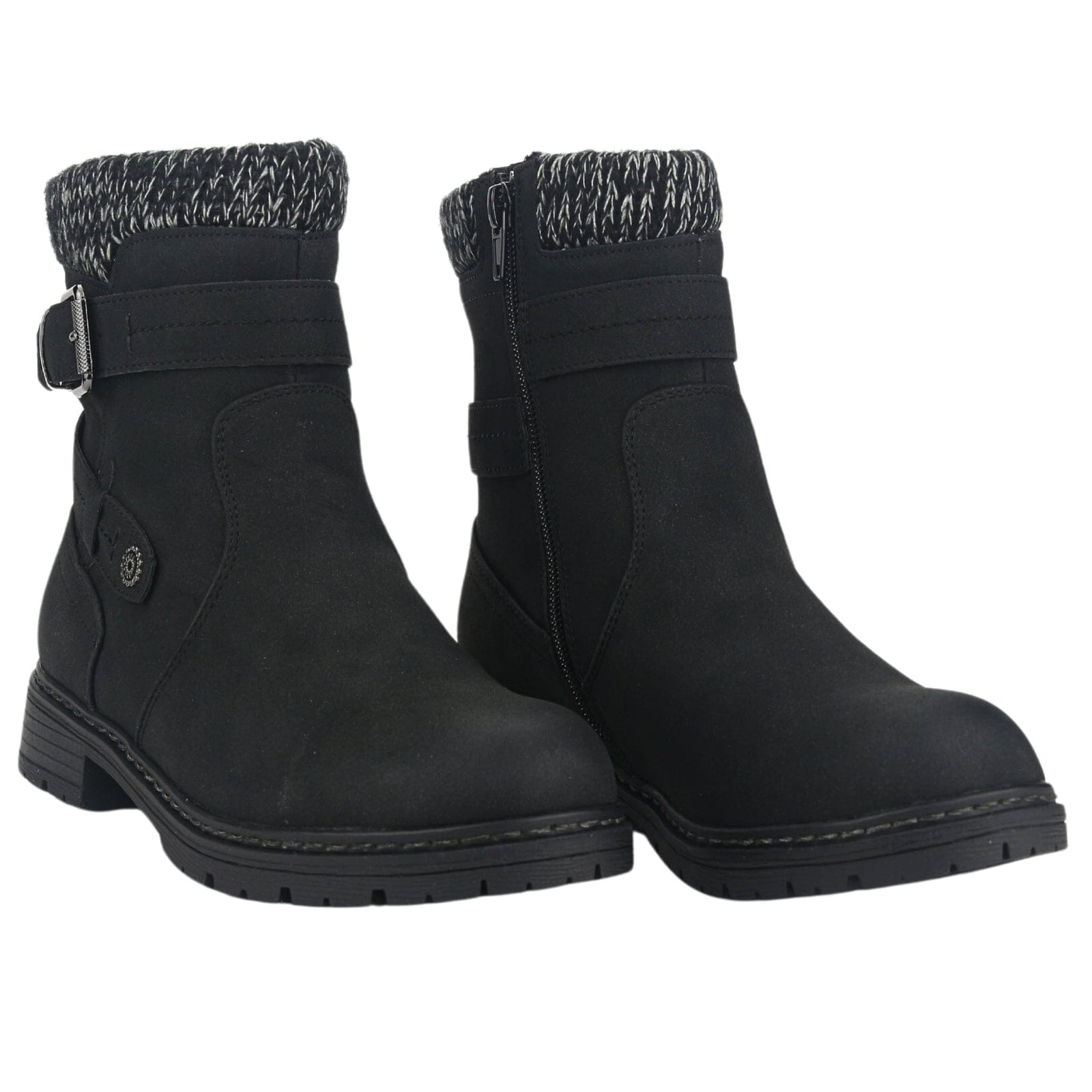 Botin Chalada Mujer Andy-1 Negro Casual Botines Planos Chalada 