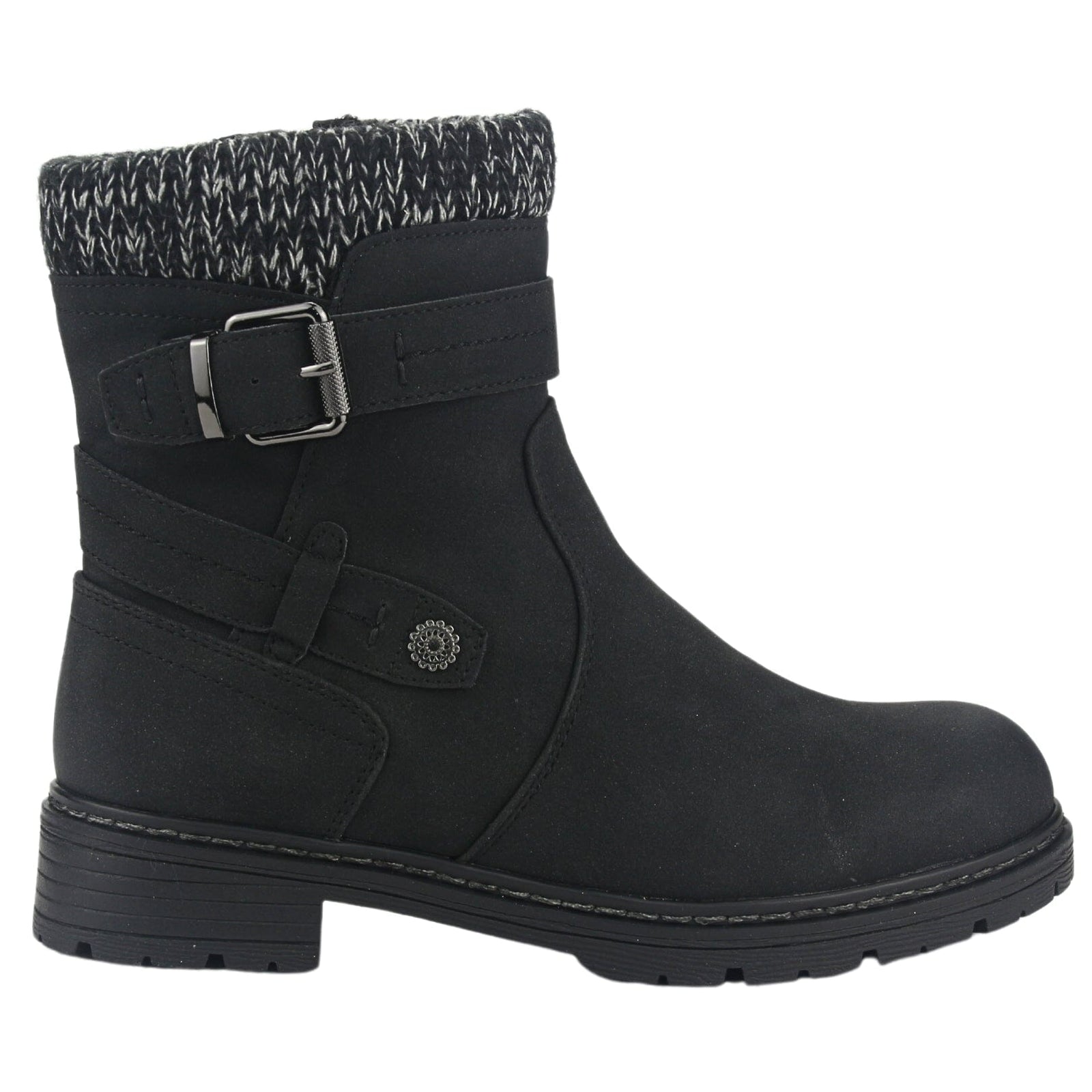 Botin Chalada Mujer Andy-1 Negro Casual Botines Planos Chalada 
