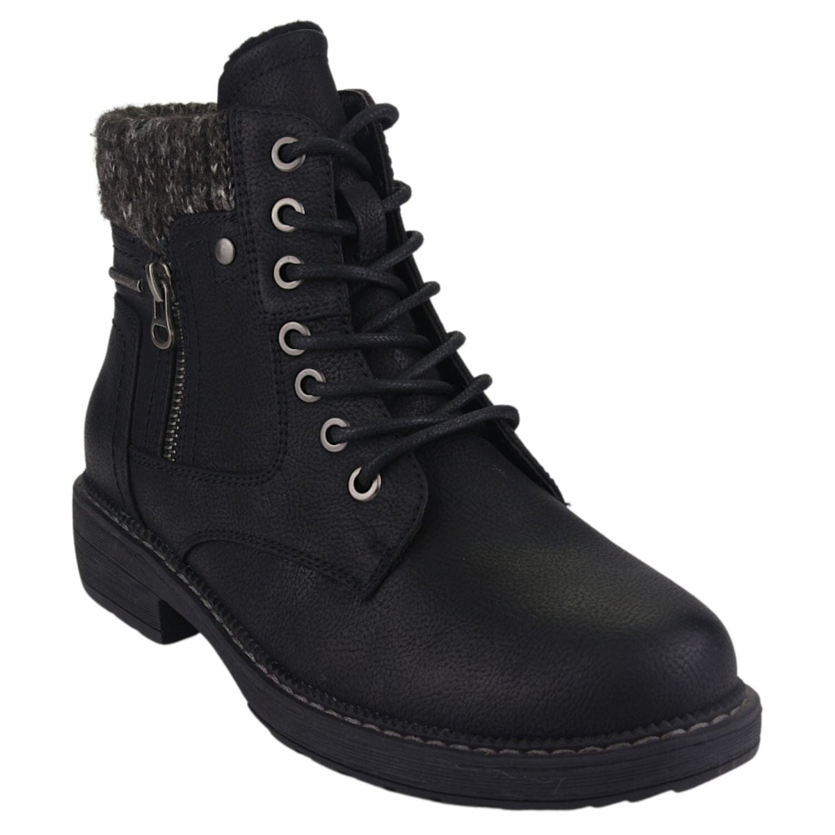 Botin Chalada Mujer Army-50 Negro Casual Botines Chalada 