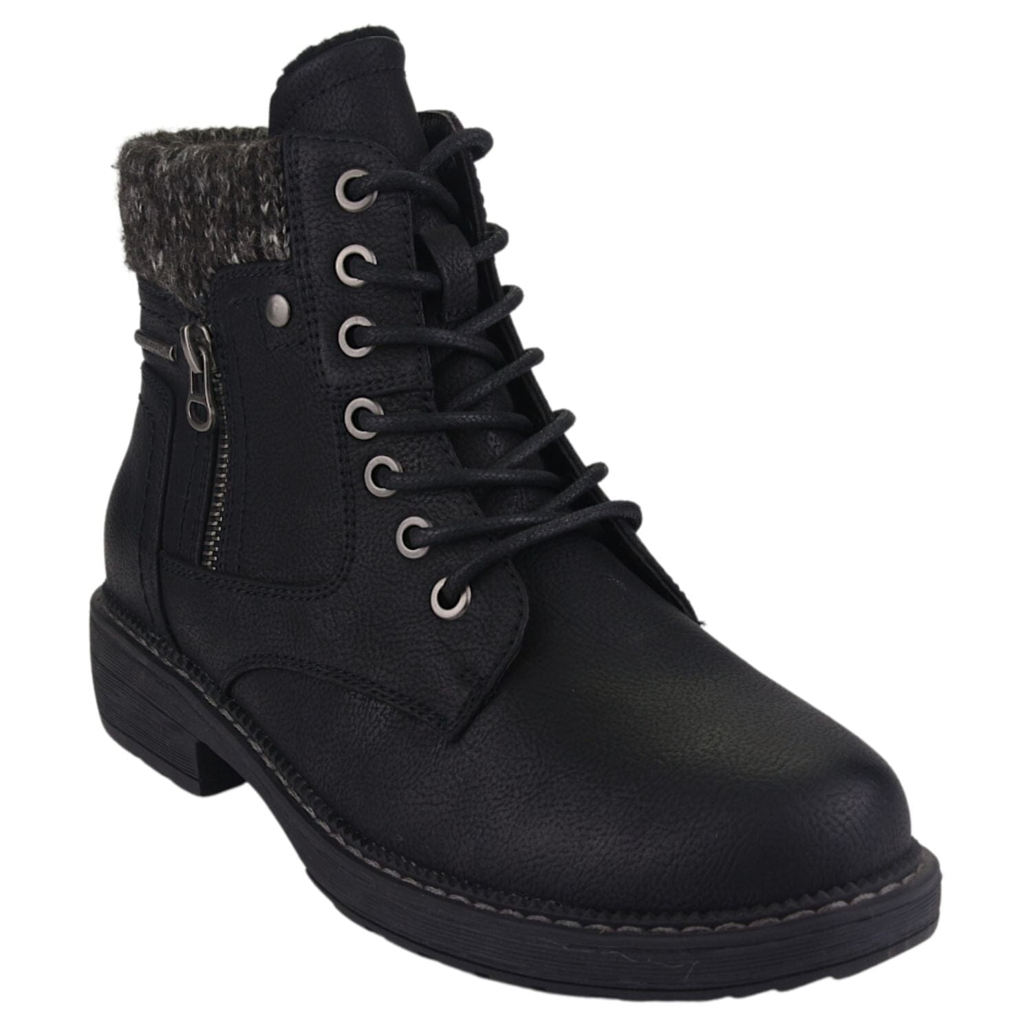 Botin Chalada Mujer Army-50 Negro Casual Botines Chalada 
