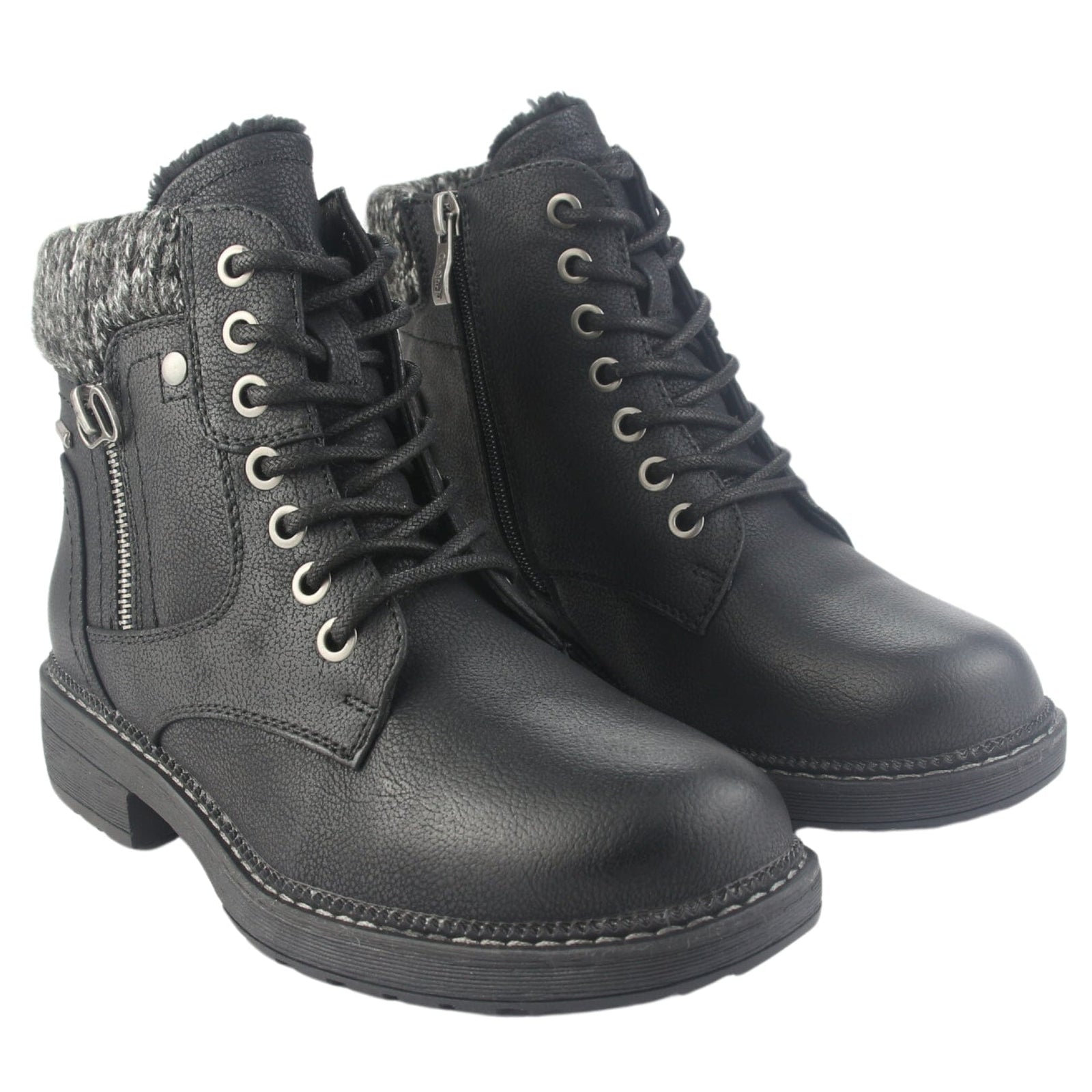 Botin Chalada Mujer Army-50 Negro Casual Botines Chalada 