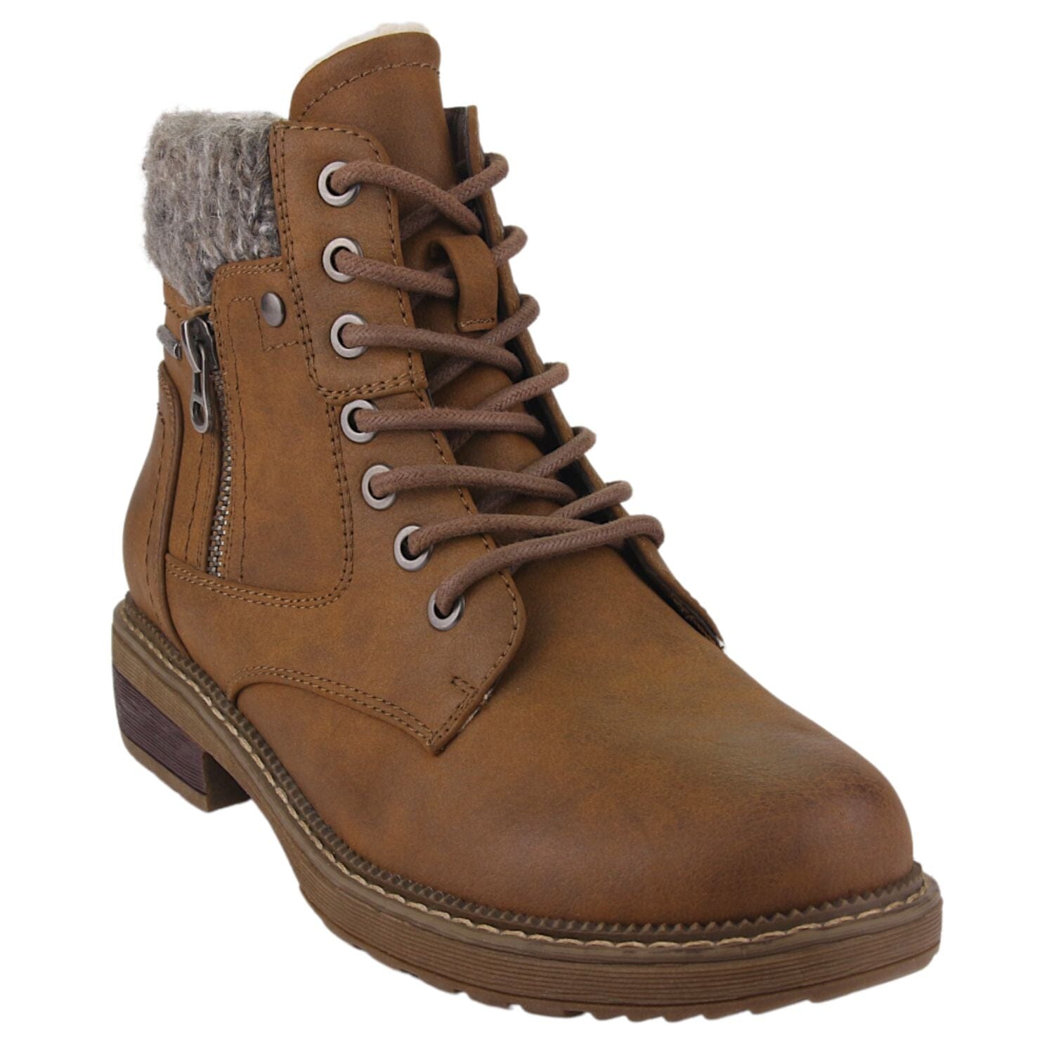 Botin Chalada Mujer Army-50 Tostado Casual Botines Chalada 