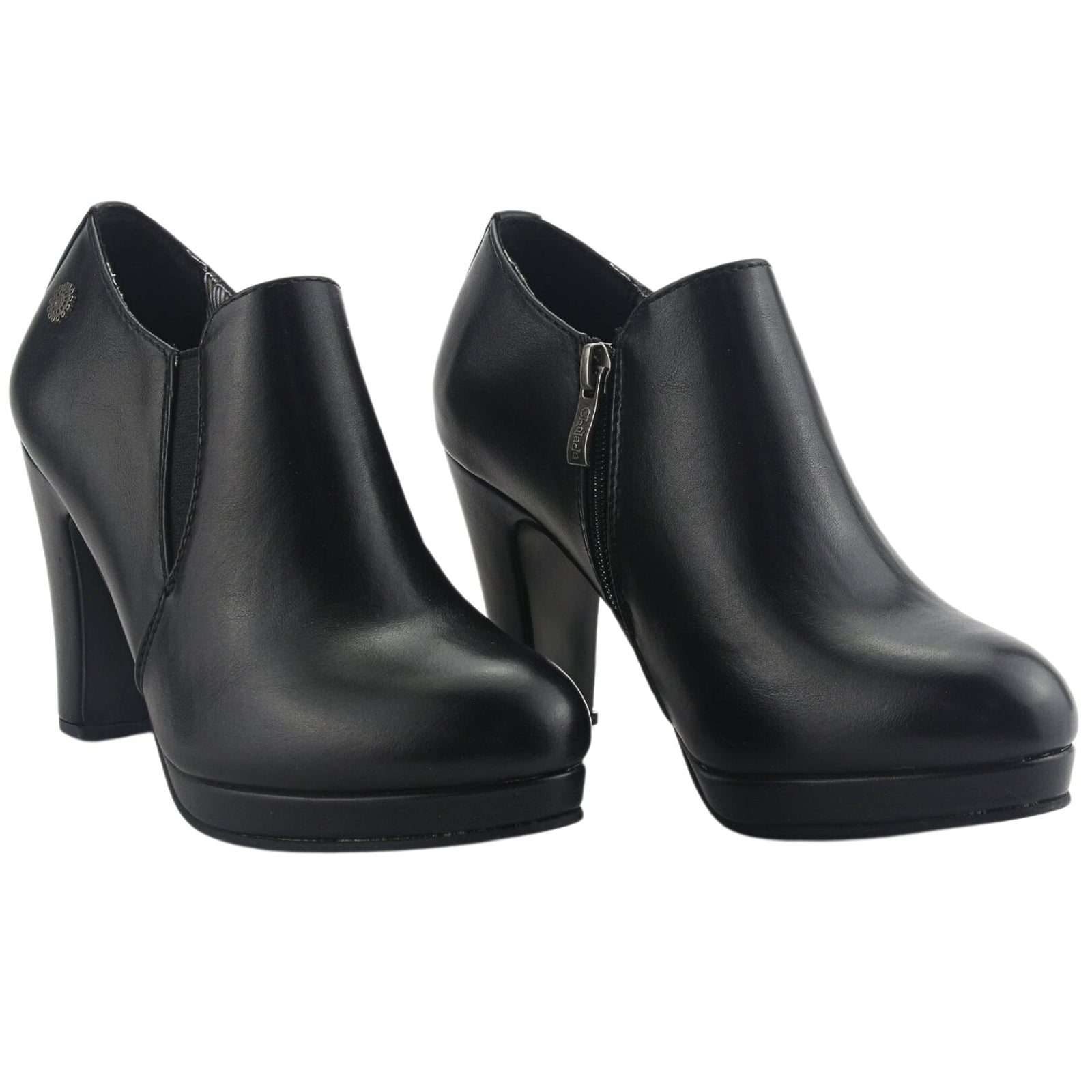 Botin Chalada Mujer Bambina-23 Negro Casual Botines Taco Chalada 