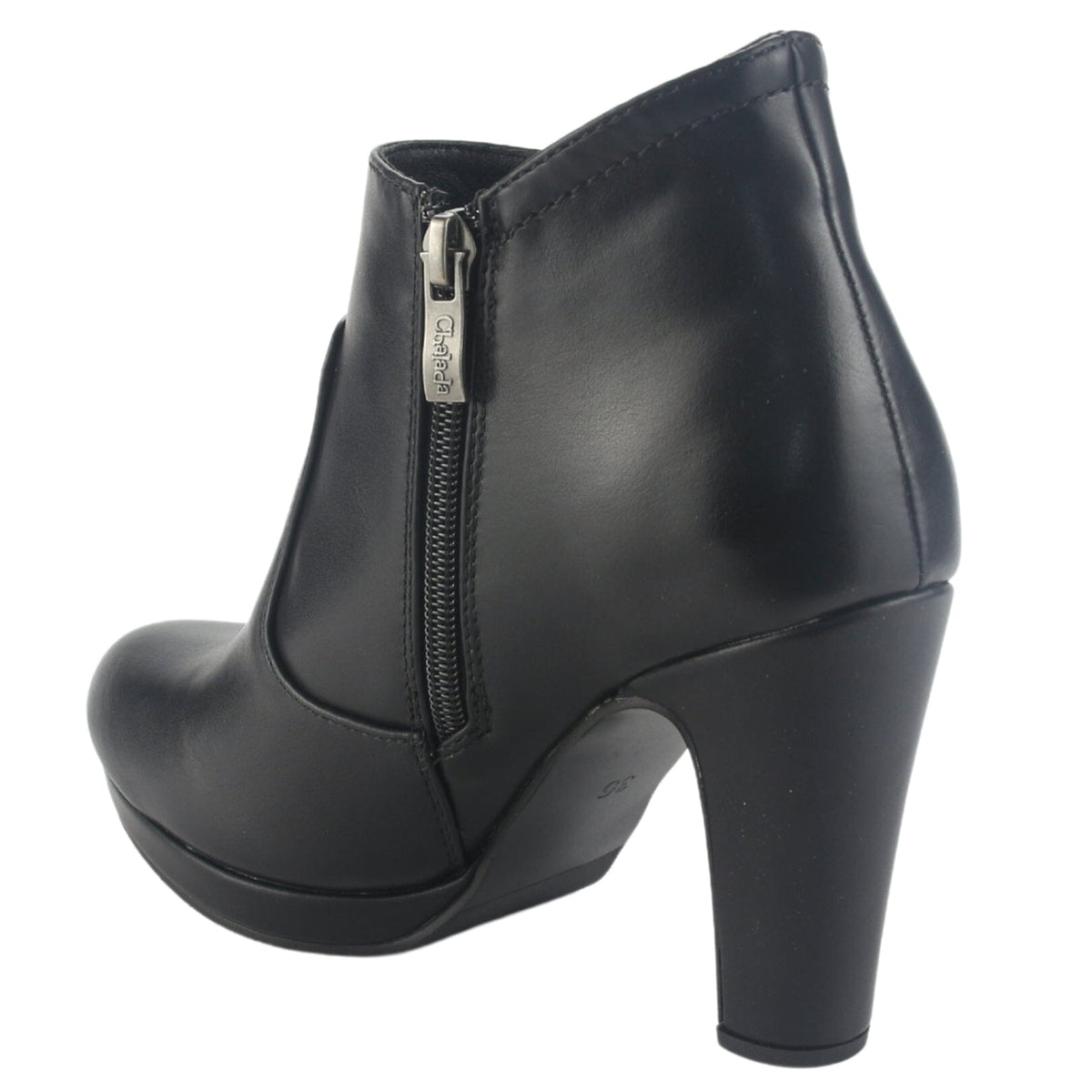 Botin Chalada Mujer Bambina-3 Negro Casual Tacones Altos Chalada 