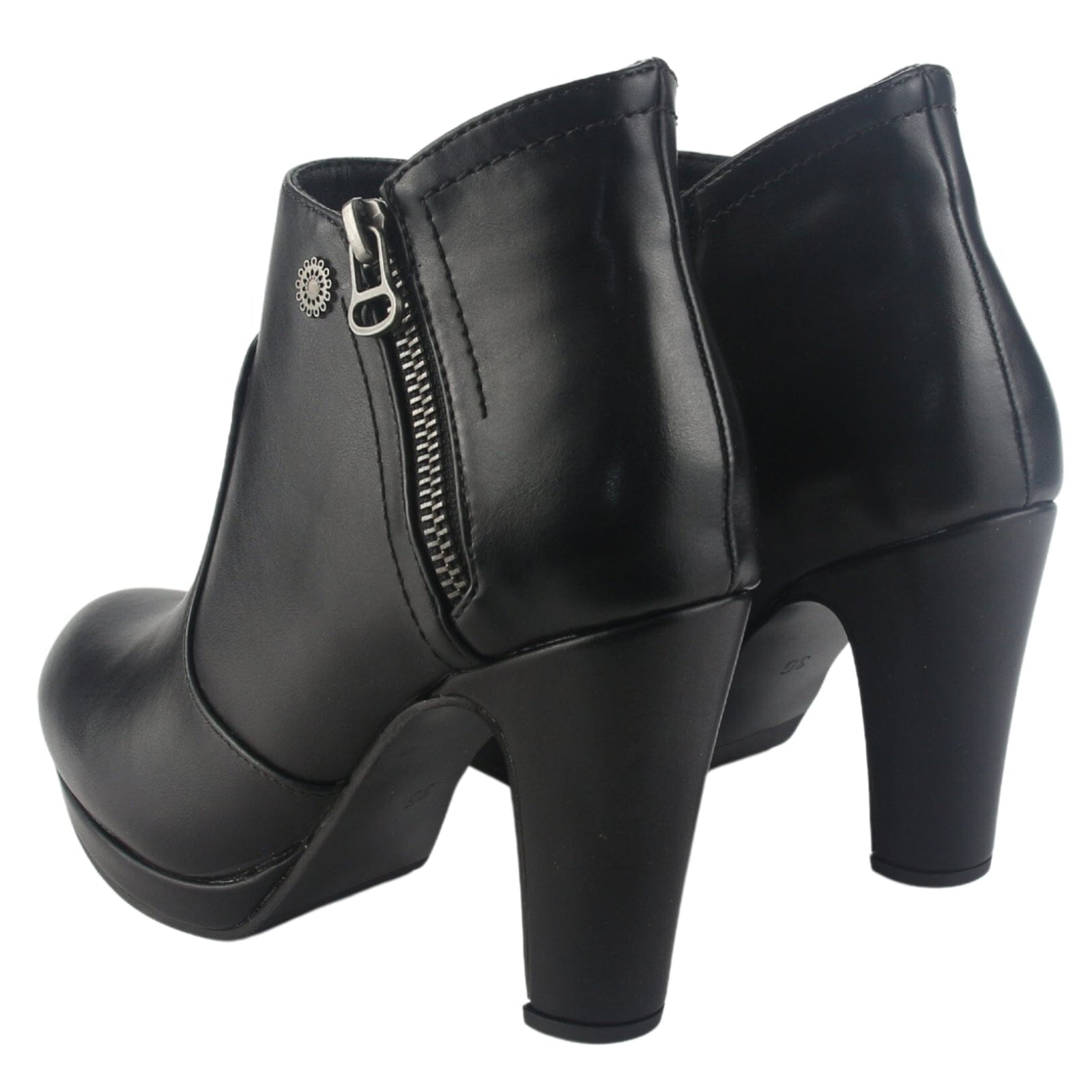 Botin Chalada Mujer Bambina-3 Negro Casual Tacones Altos Chalada 
