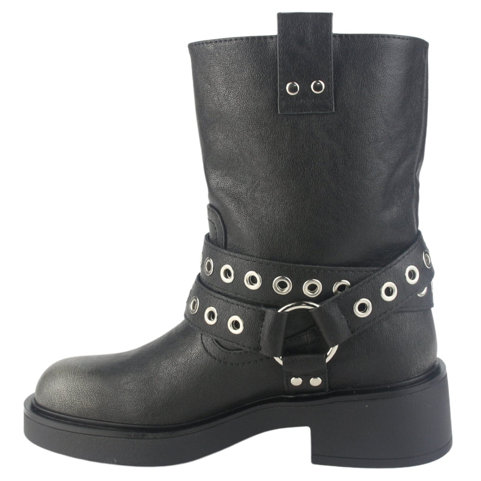 Botin Chalada Mujer Biker-5 Negro Casual Botines Plataforma Chalada 